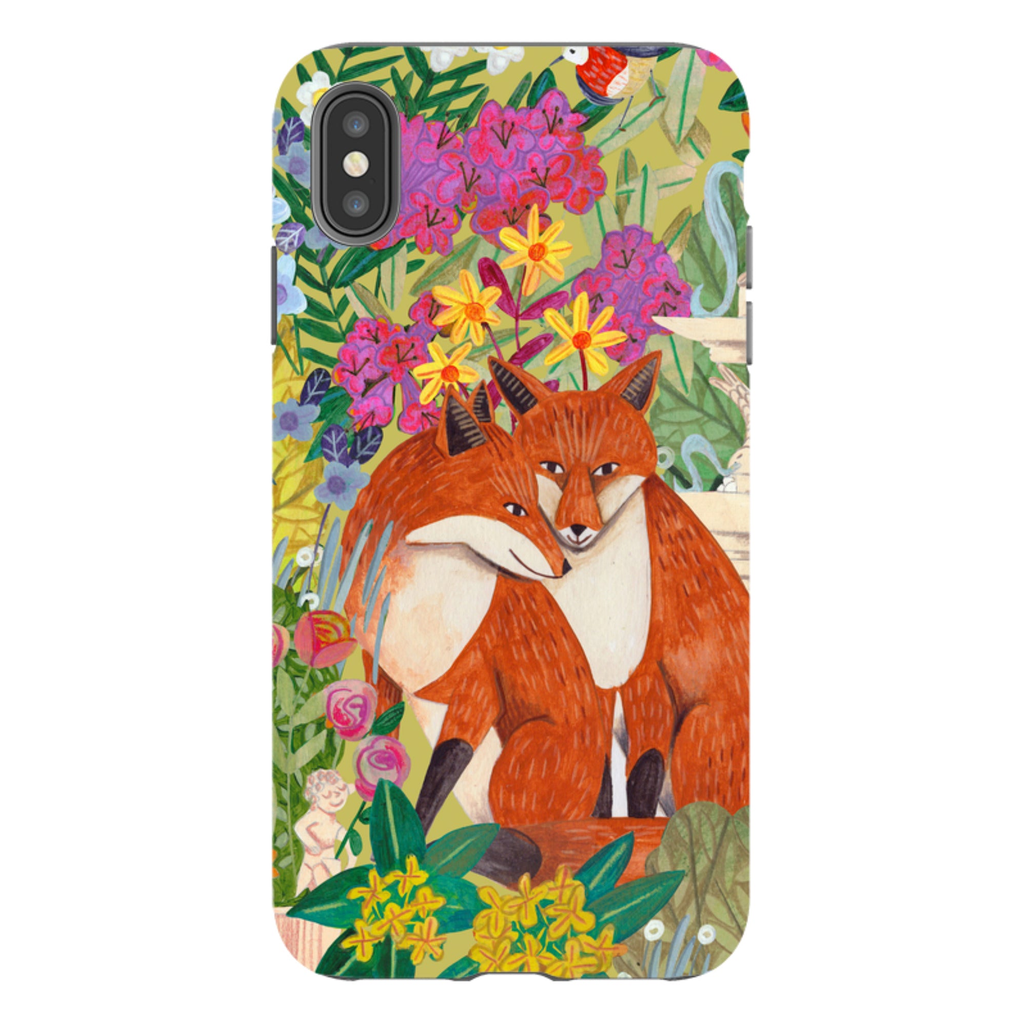 iPhone Tough Case - Foxes By Caroline Bonne Muller