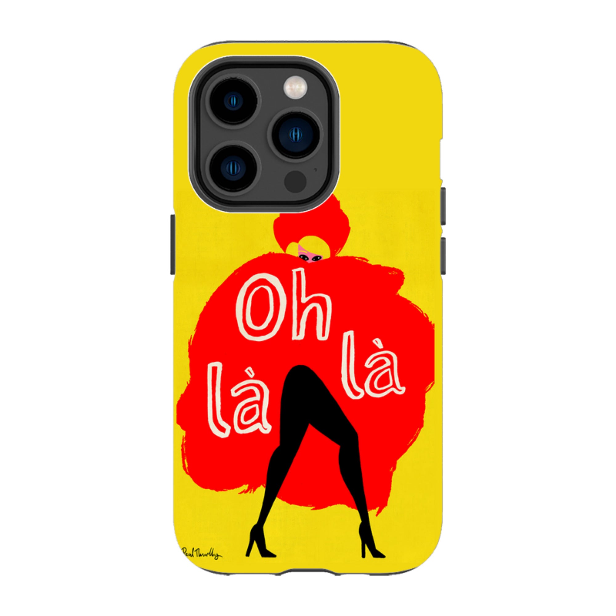 iPhone Tough Case - Oh Lala By Paul Thurlby