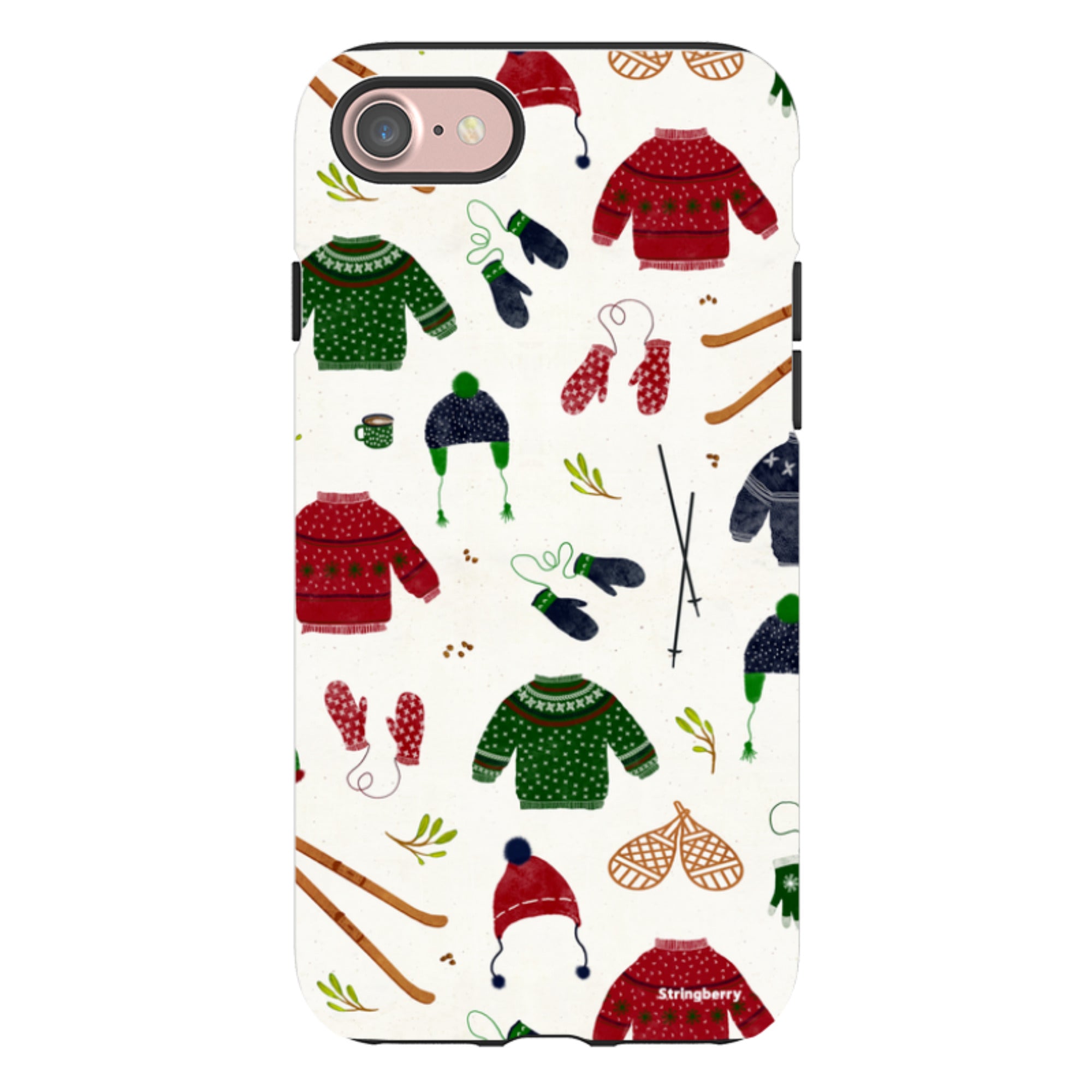 iPhone Tough Case - Winter Clothes By Katherine Quinn