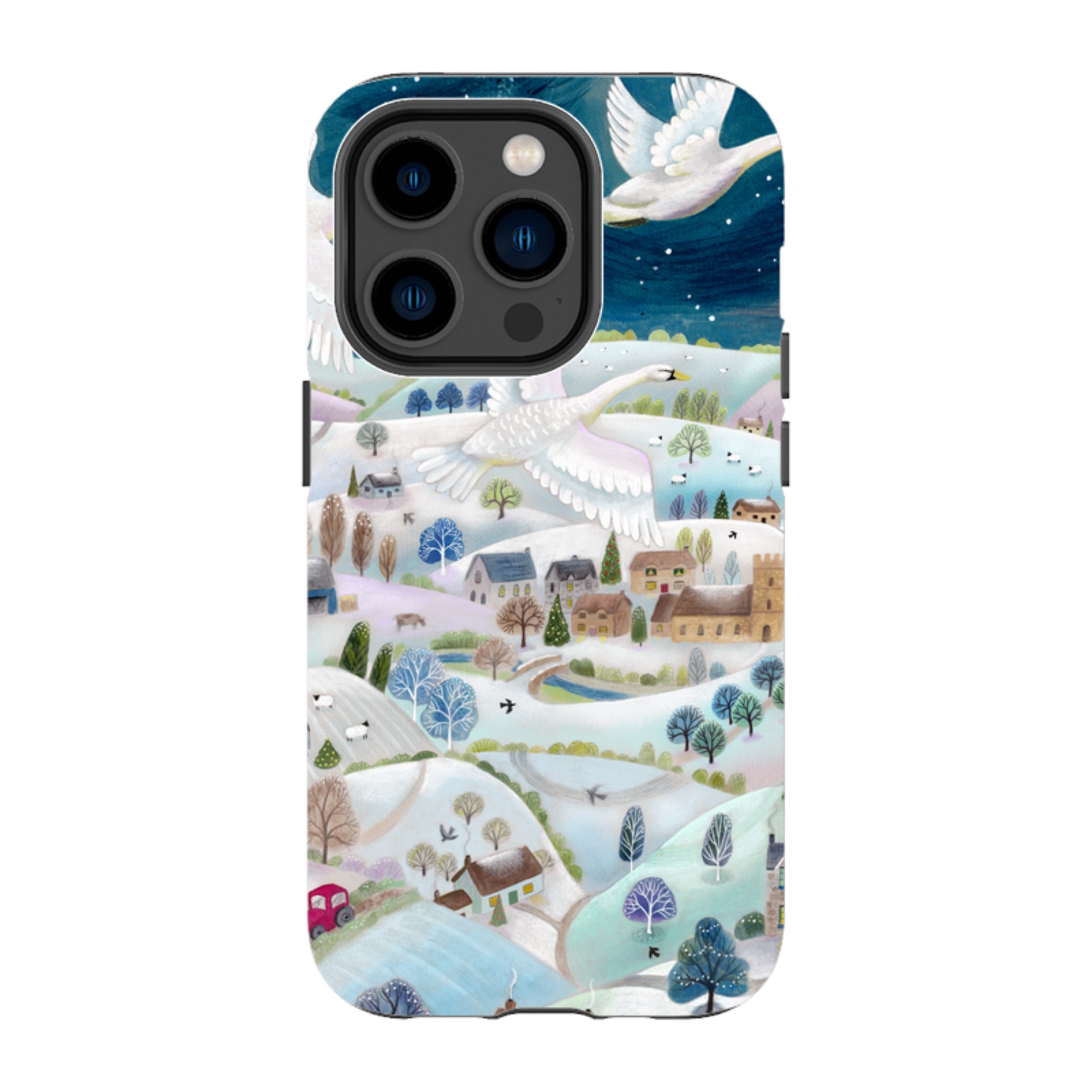 iPhone MagSafe Tough Case -  Winter Swans By Bex Parkin