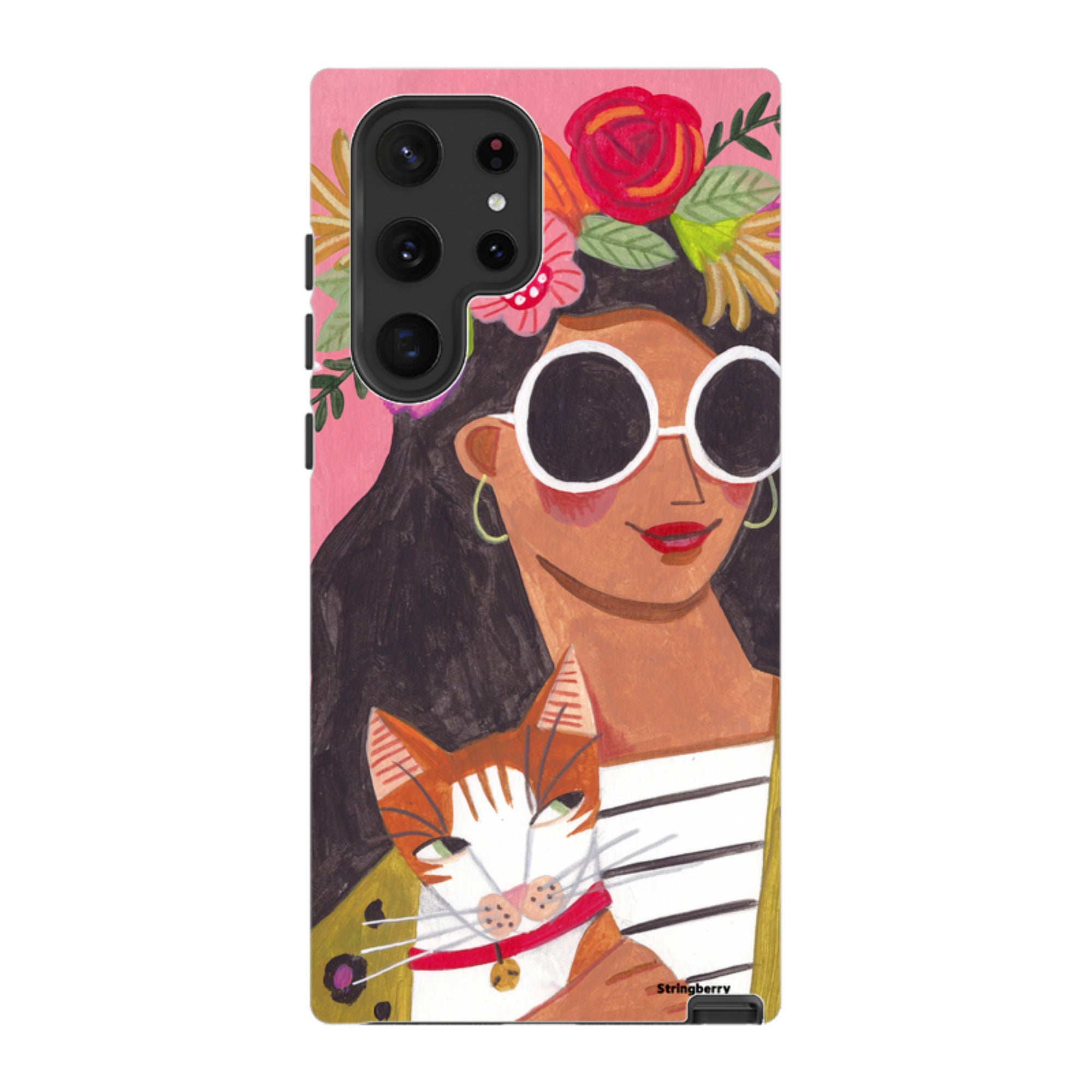 Samsung Tough Case - Woman & Cat By Caroline Bonne Muller