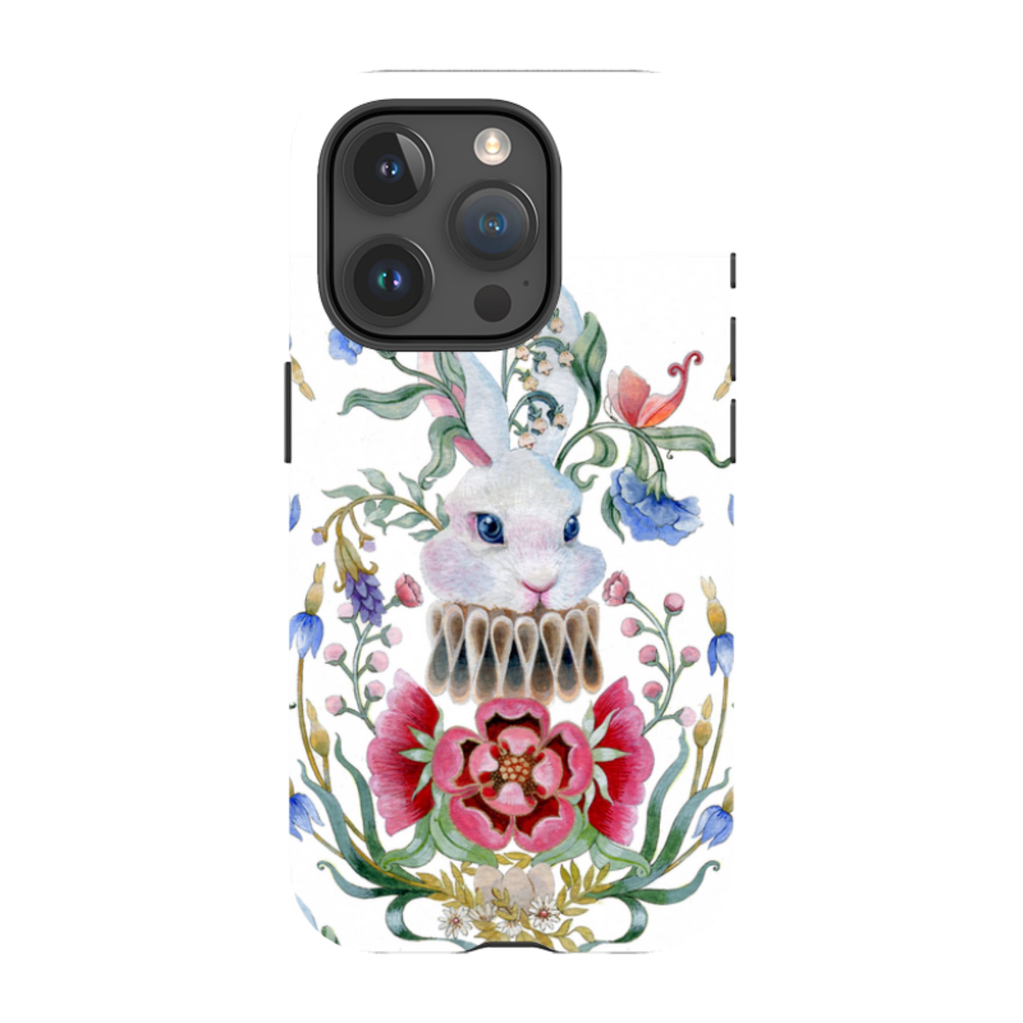 iPhone Tough Case - White Rabbit By Maria Matos