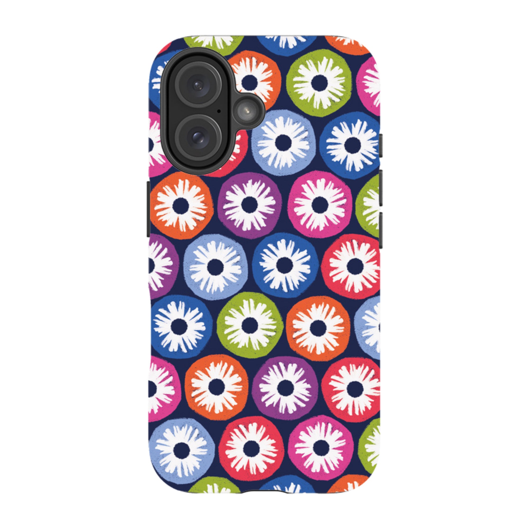 iPhone Tough Case - Penny Flowers Dark By Ali Brookes