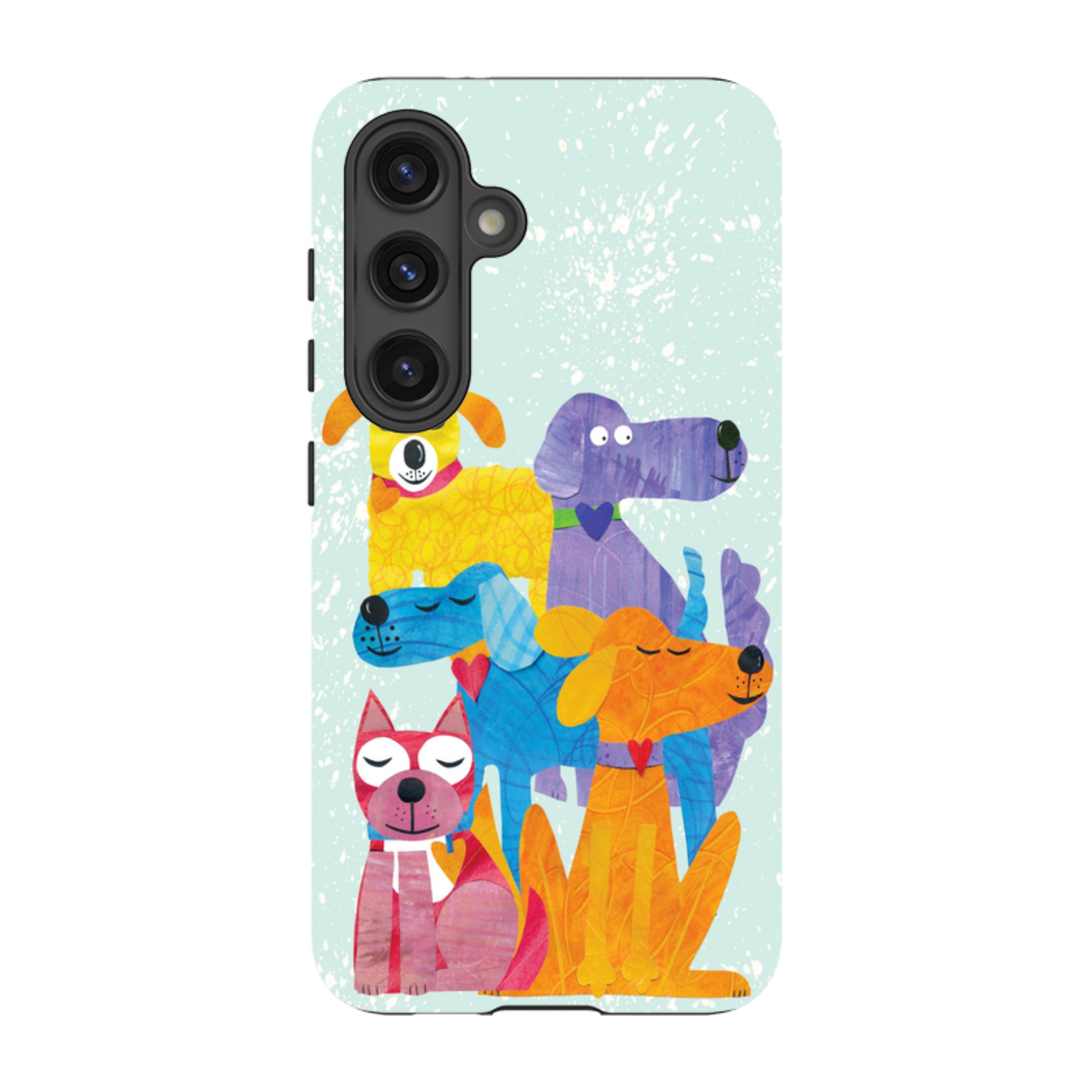 Samsung Tough Case - Patch Work Pups By Tracey English
