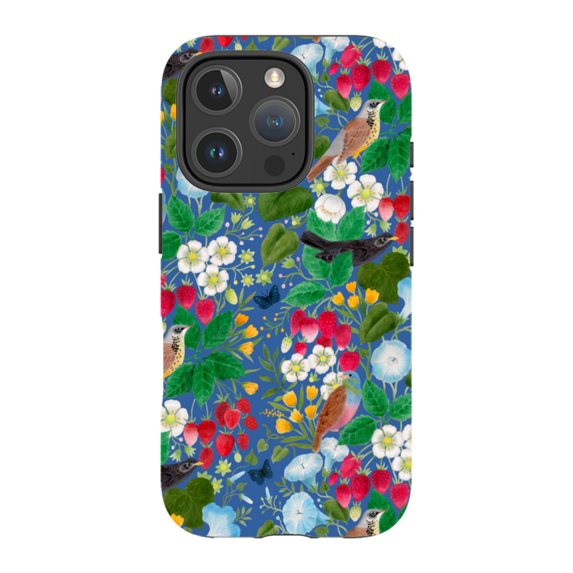 iPhone MagSafe Tough Case - Strawberry Thief By Bex Parkin
