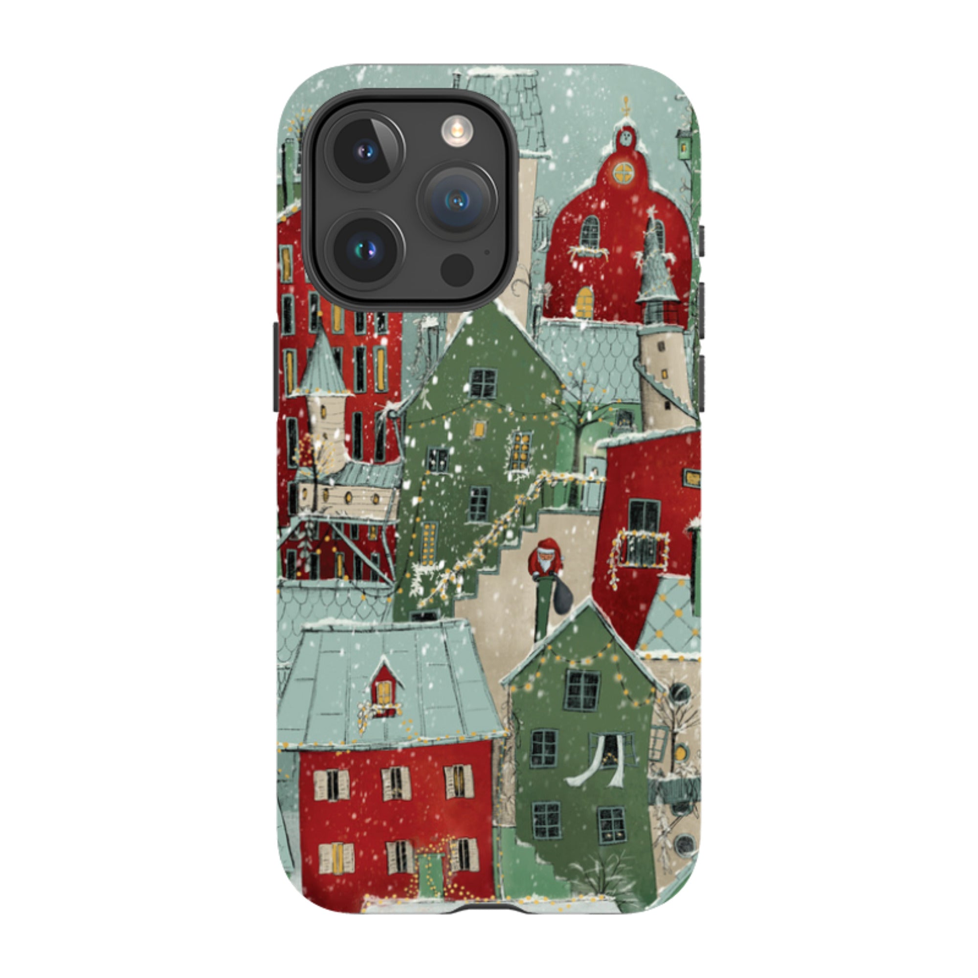 iPhone Tough Case - Citywinkles Red By Maja Lindberg