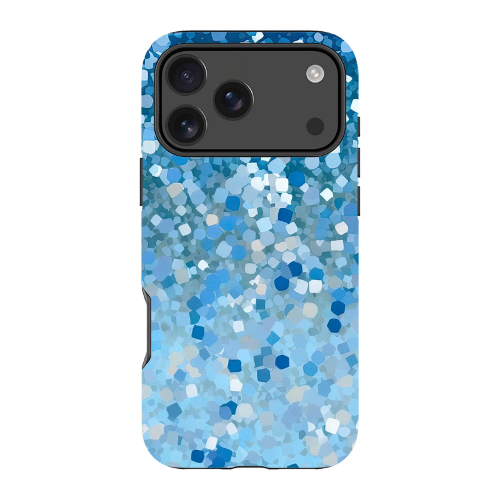 iPhone MagSafe Tough Case - Blue Glitter II (Case does not glitter)