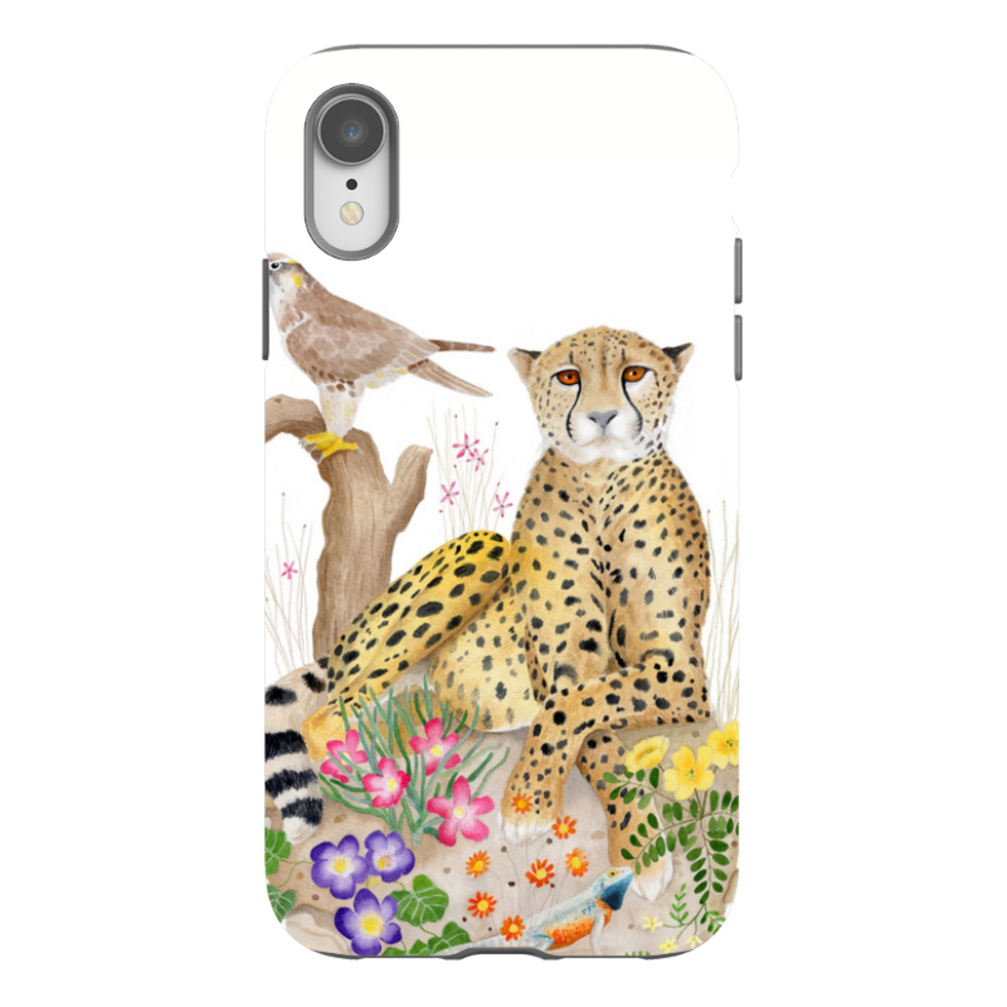 iPhone Tough Case - Botswana Cheetah By Bex Parkin
