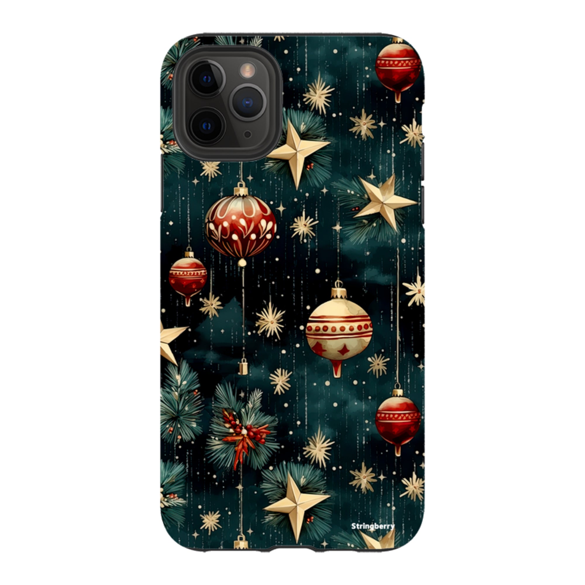 iPhone Tough Case - Christmas Baubles III