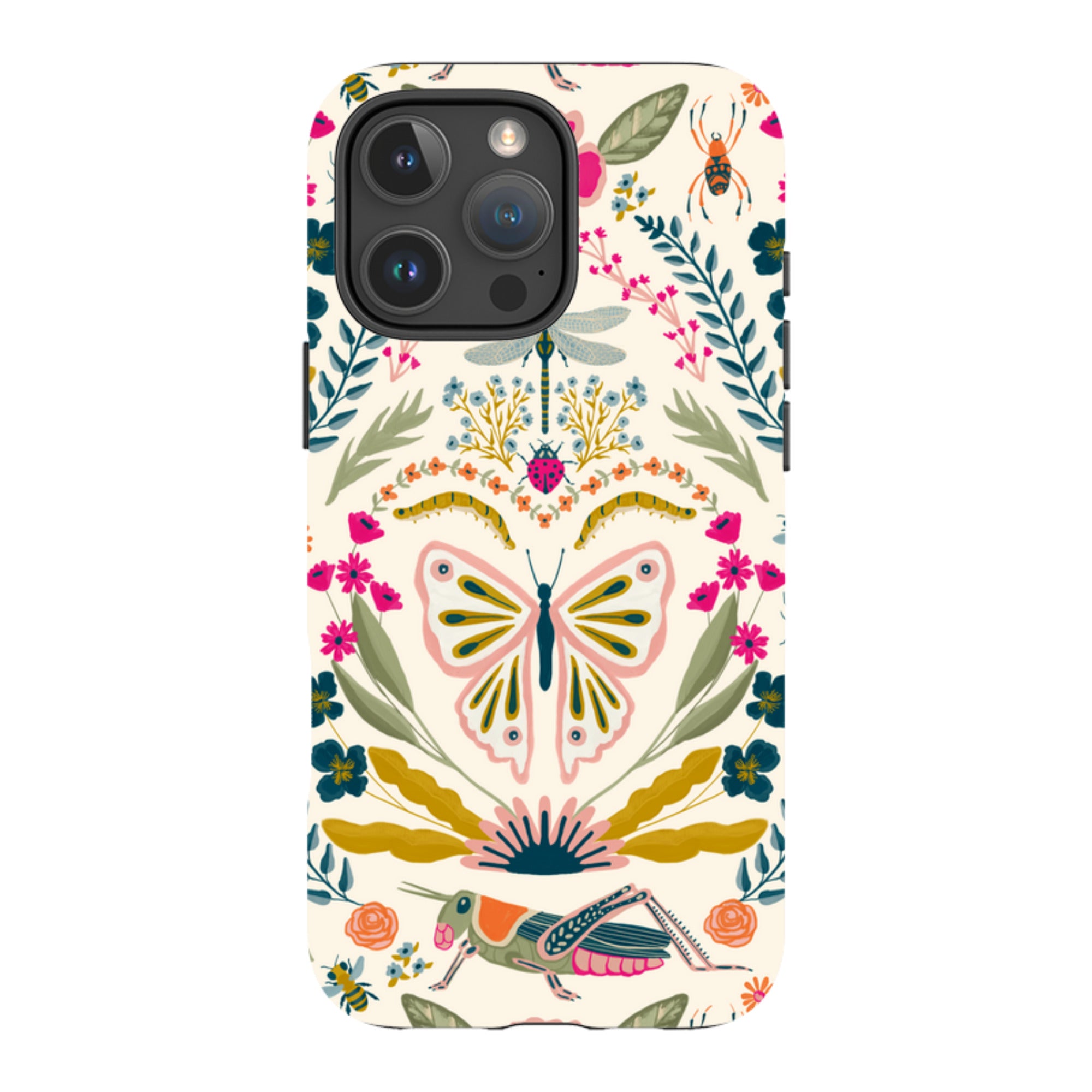 iPhone MagSafe Tough Case - Butterfly Floral By Abby Jacobs