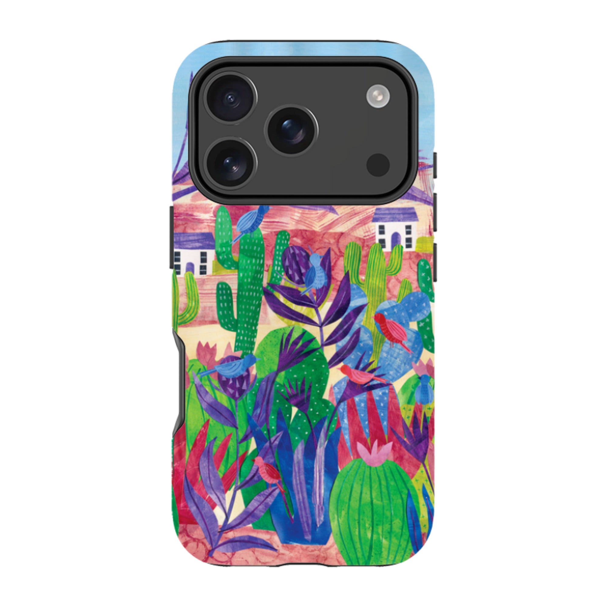 iPhone MagSafe Tough Case - Desert Cactus By Tracey English