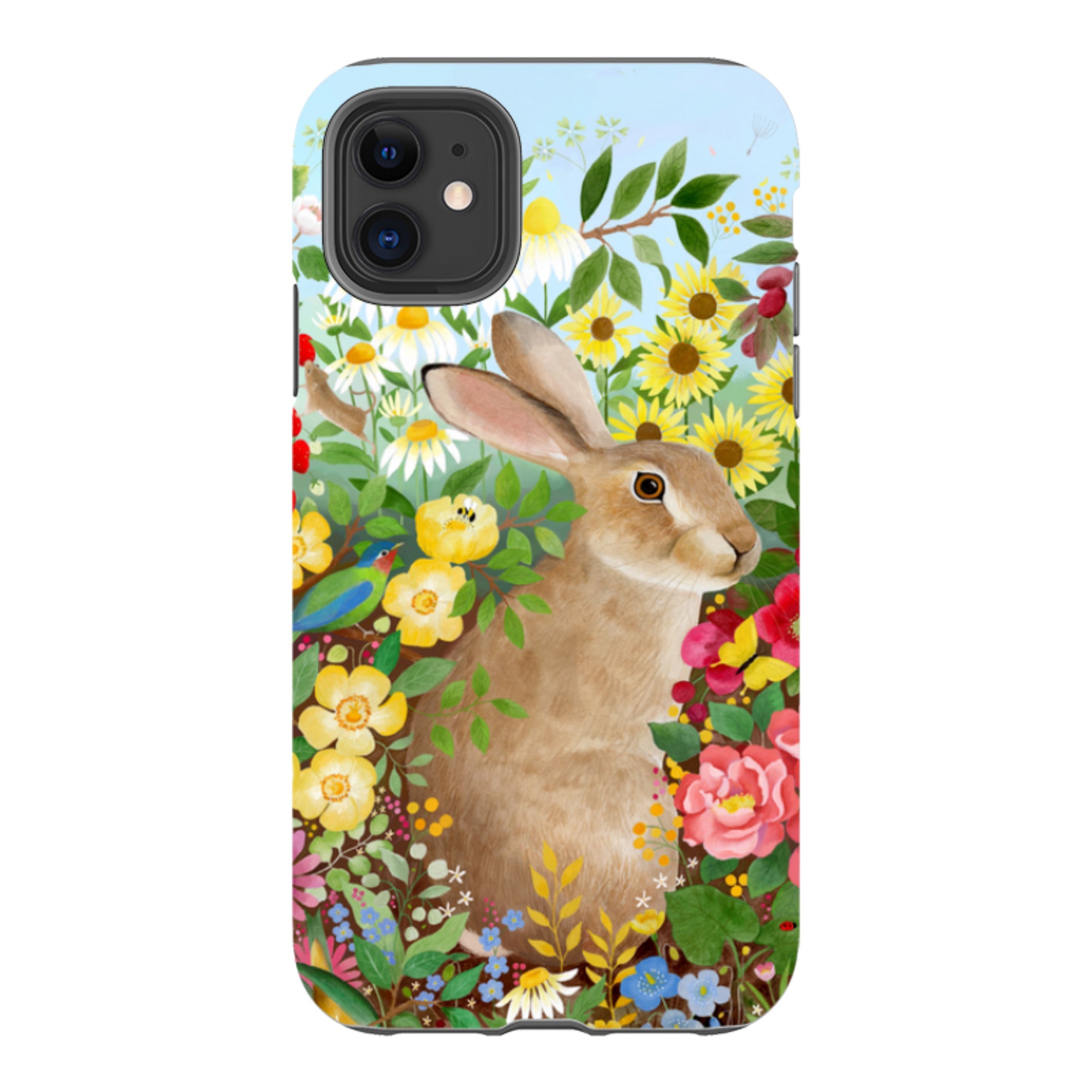 iPhone Tough Case - Rabbit Garden By Bex Parkin