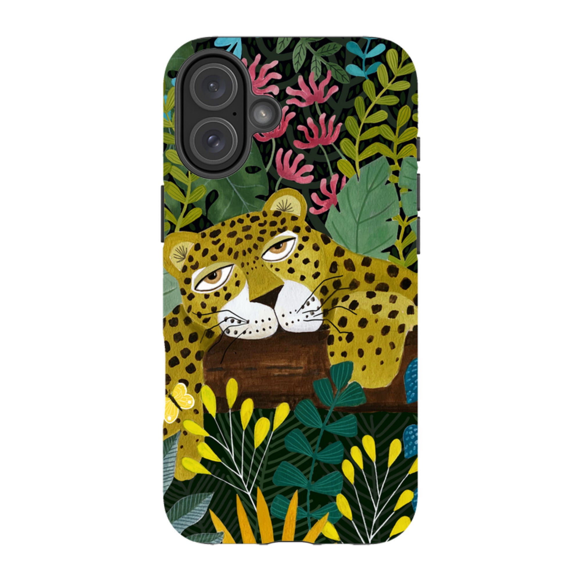 iPhone MagSafe Tough Case - Sleepy Leopard By Bex Parkin