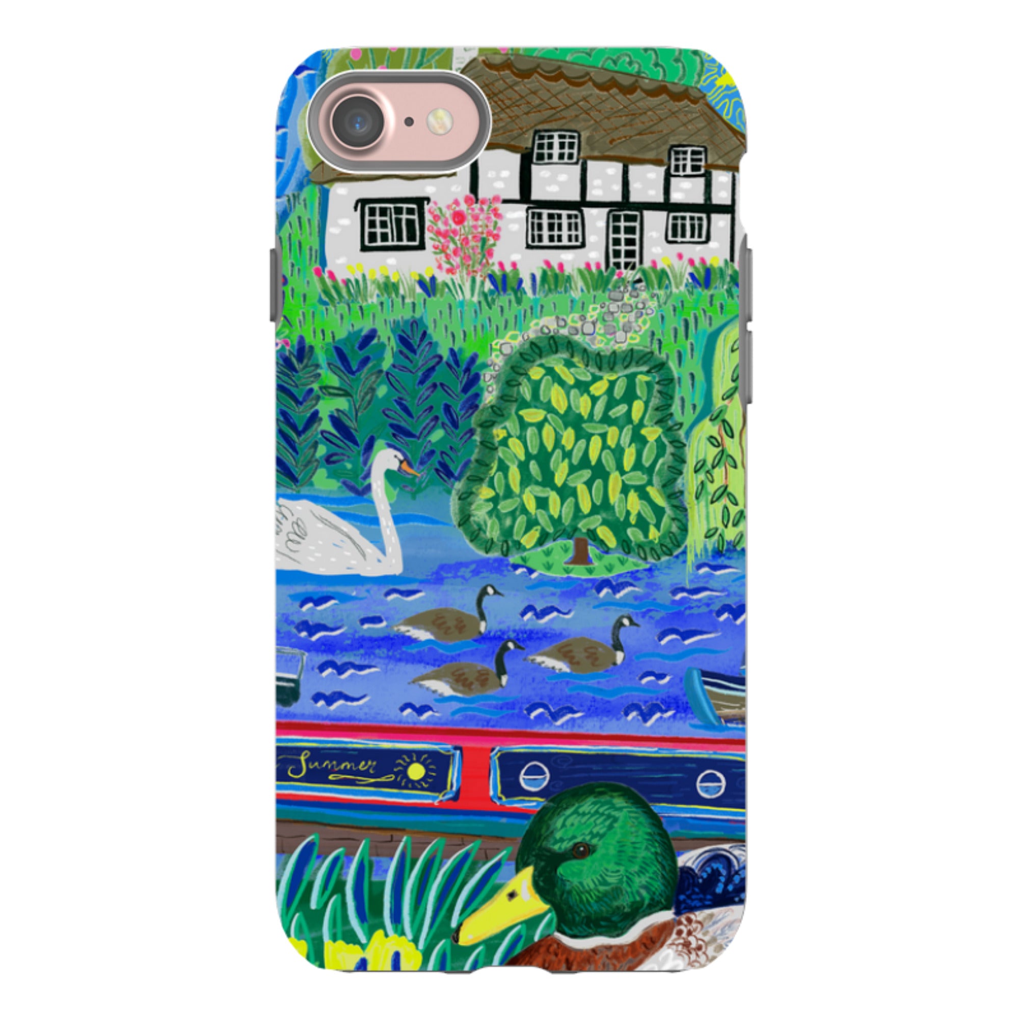 iPhone Tough Case - Canalside By Emma Frances Grant