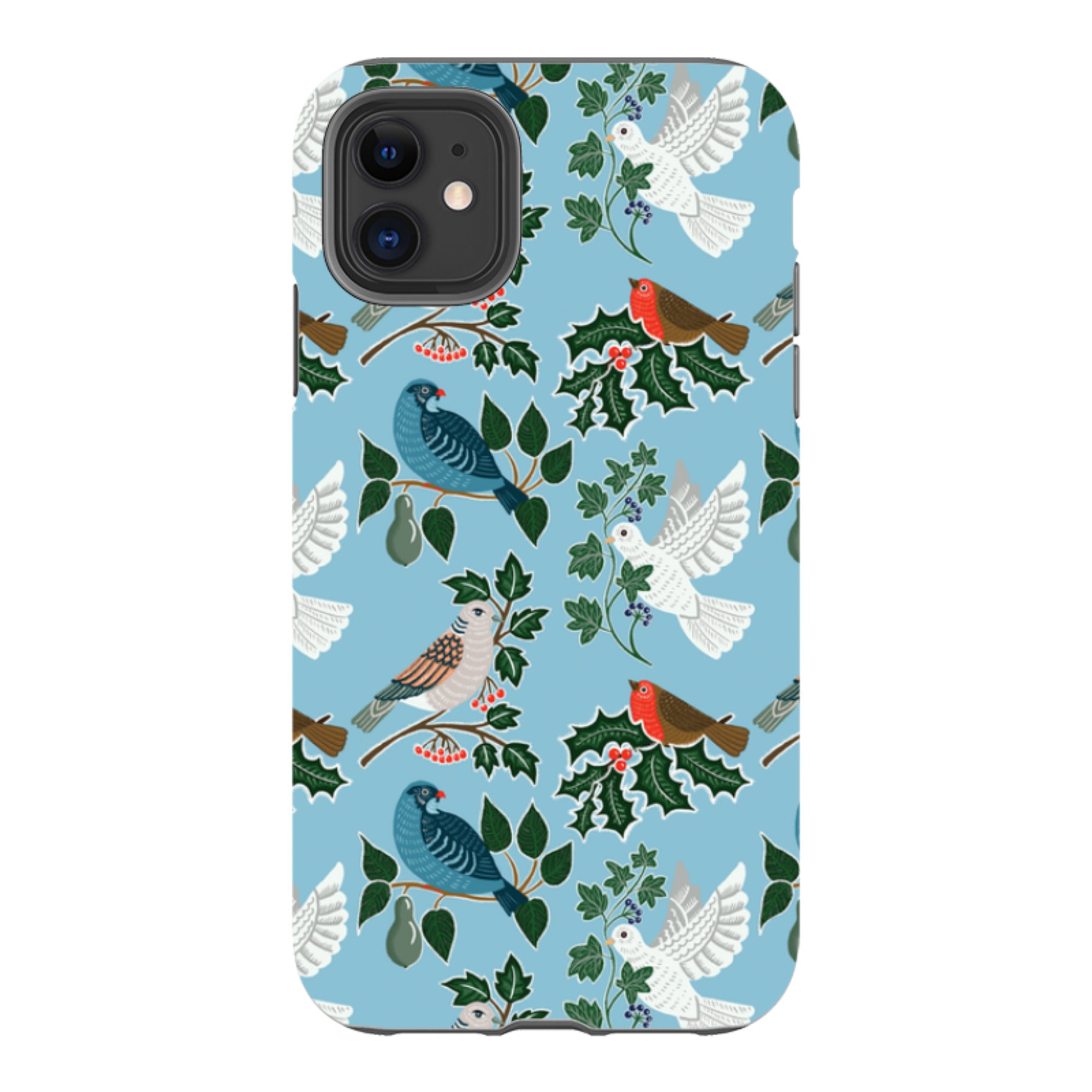 iPhone Tough Case - Winter Birds-2 By kate Heiss