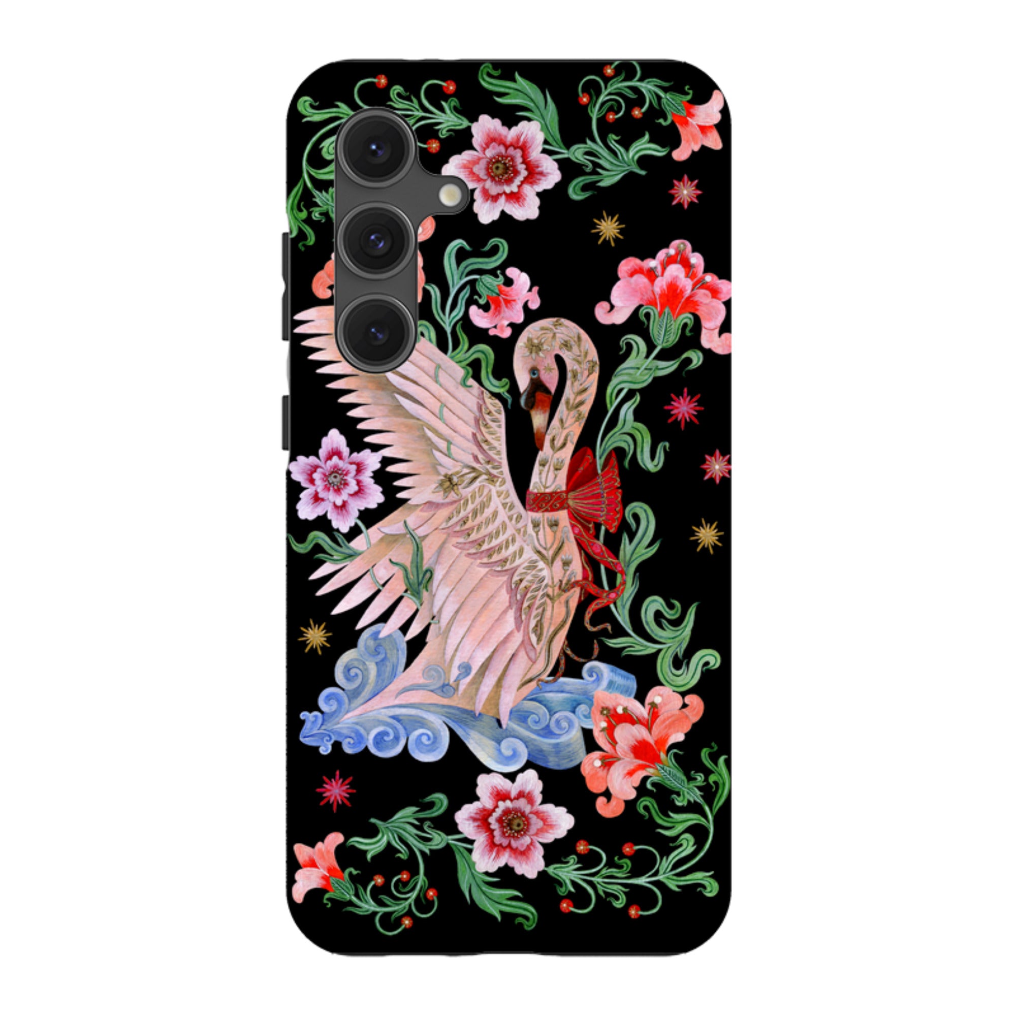 Samsung Tough  Case - Seven Swans A Swimming By Maria Matos