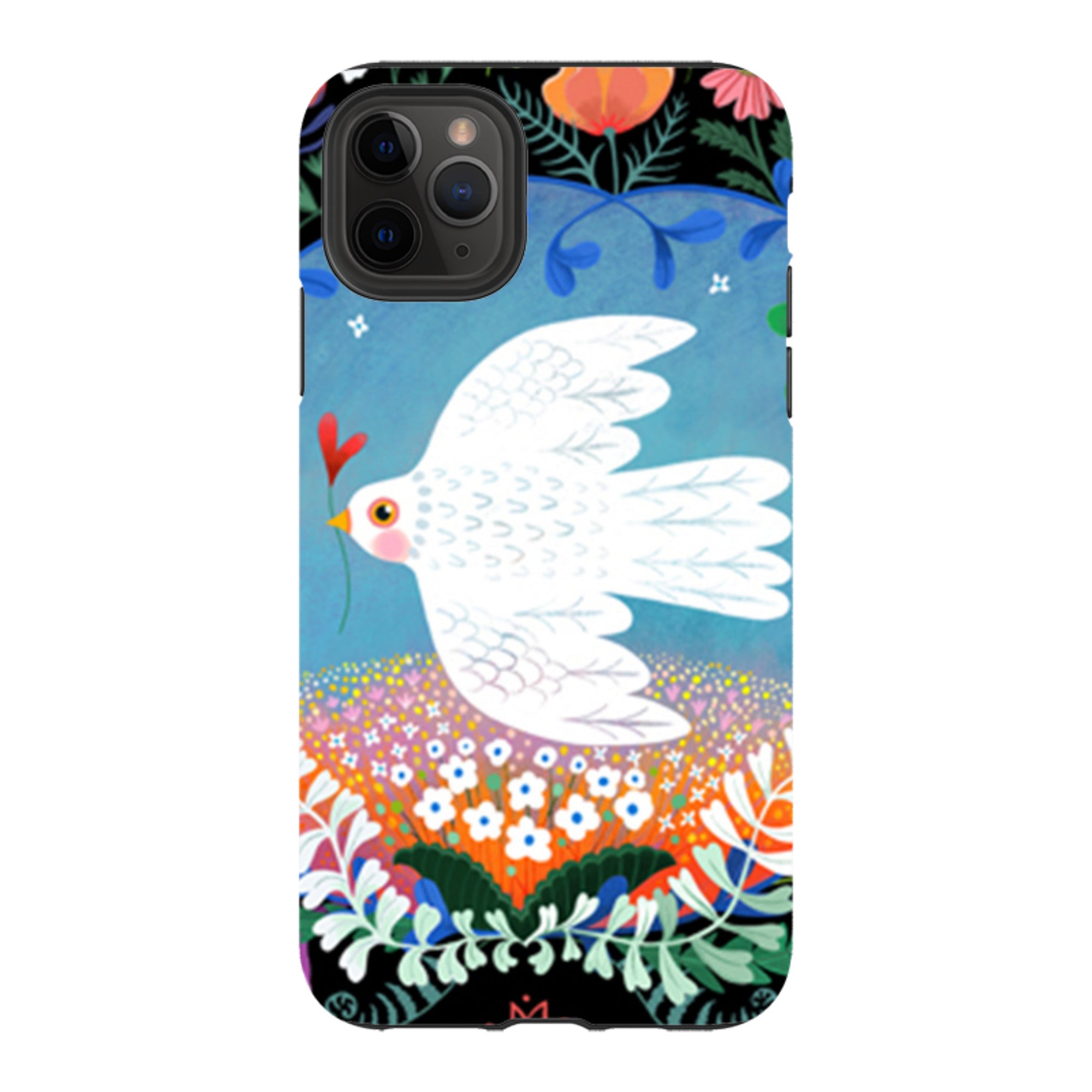 iPhone Tough Case - Peacebird By Mia Underwood