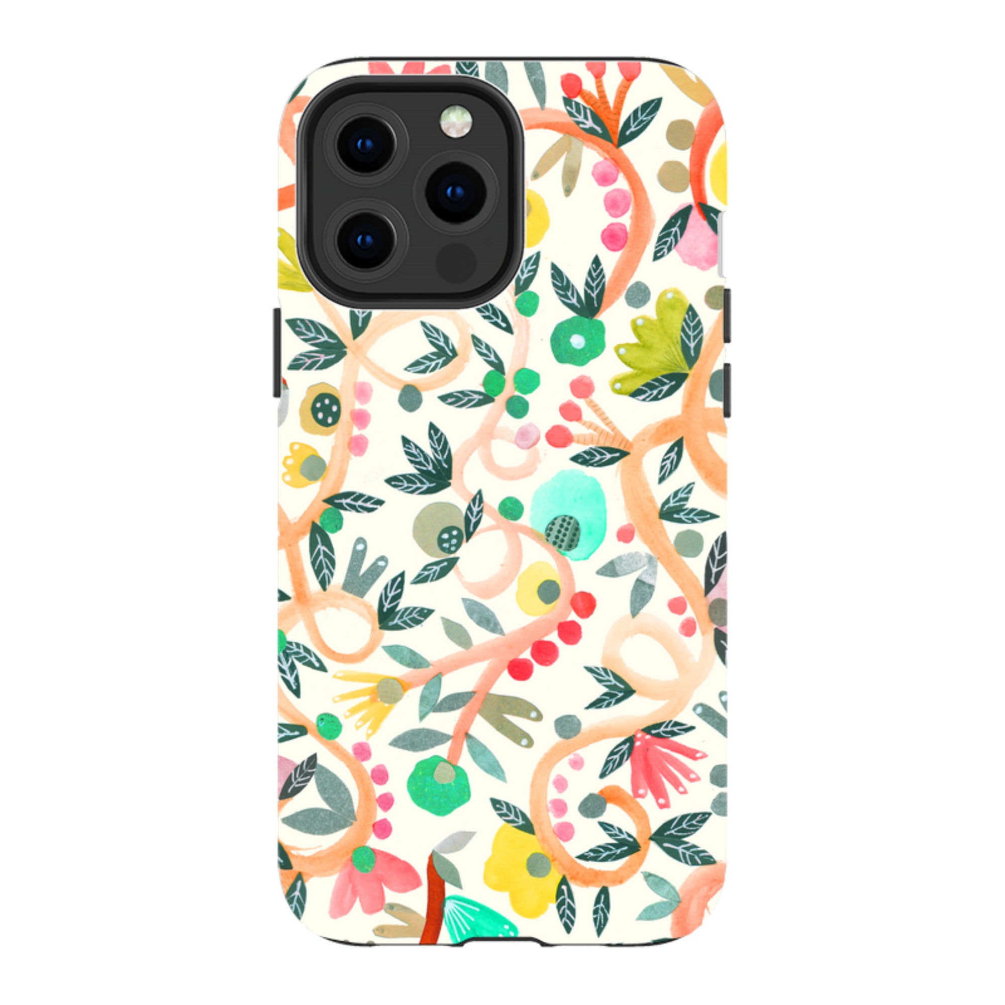 iPhone Tough Case - Floral By Gabriela Larios