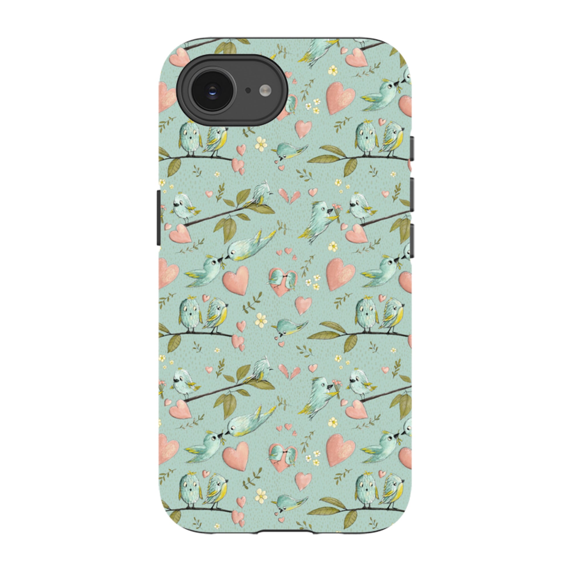 iPhone Tough Case - Love Is In The Air Pattern By Maja Lindberg