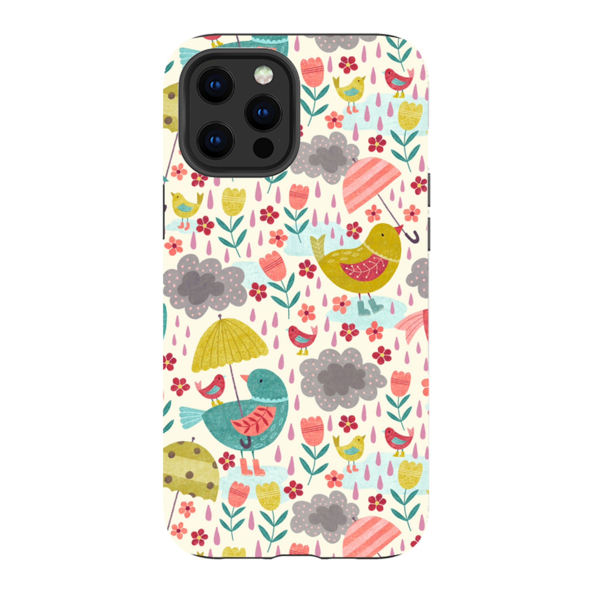 iPhone Tough Case - Rain Birds By Suzy Taylor