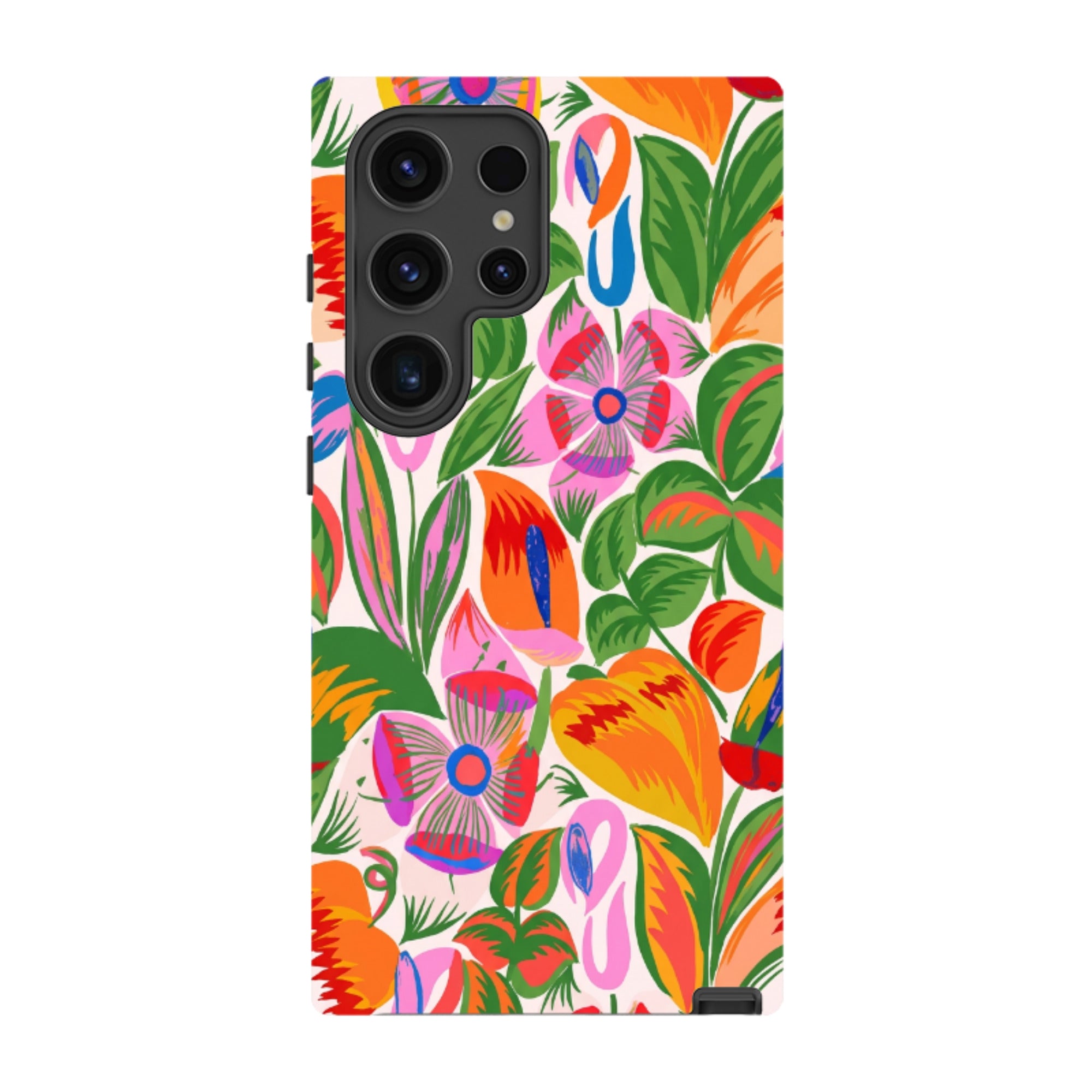 Samsung Tough Case - Vintage Tropical Floral