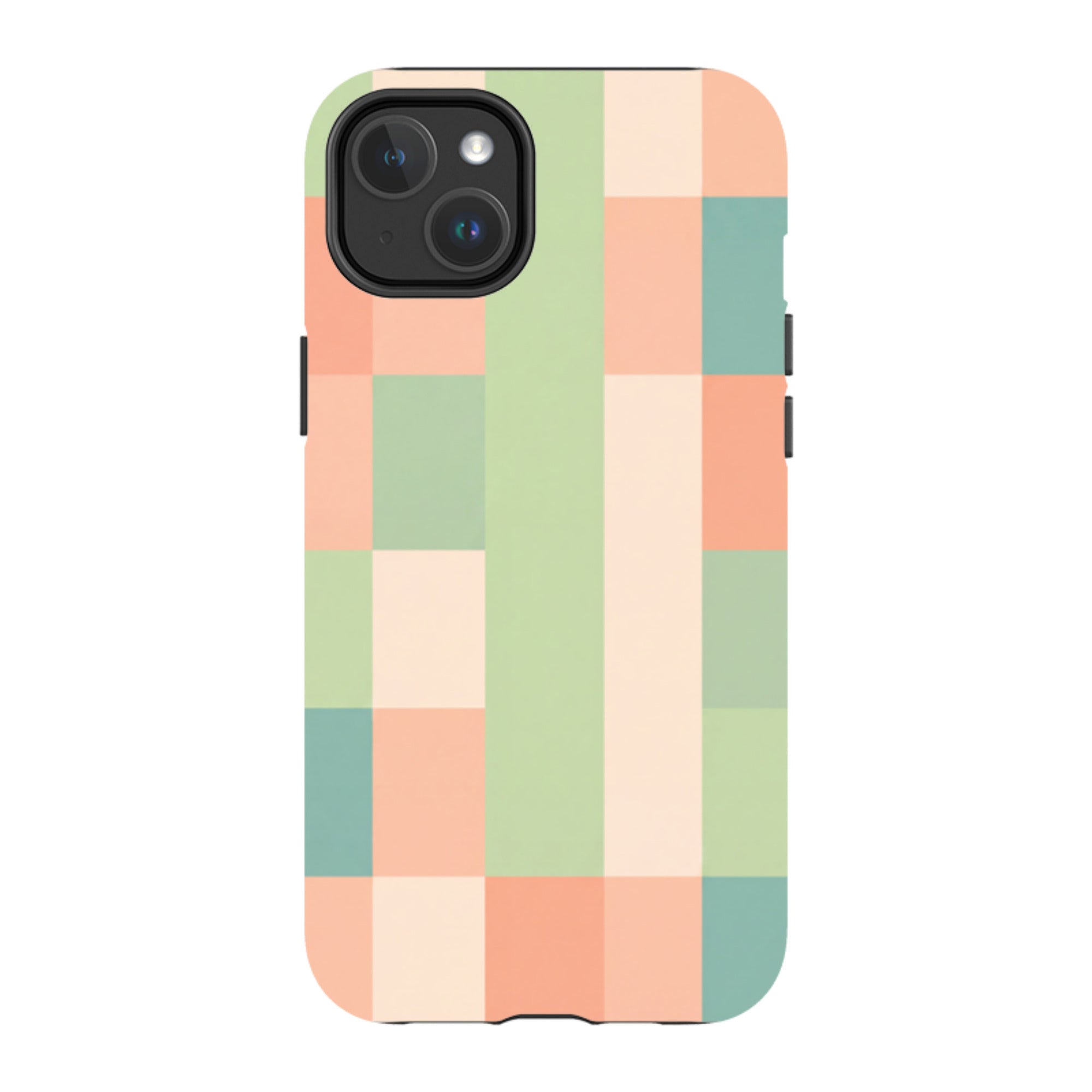 iPhone MagSafe Tough Case - Pastel Gingham