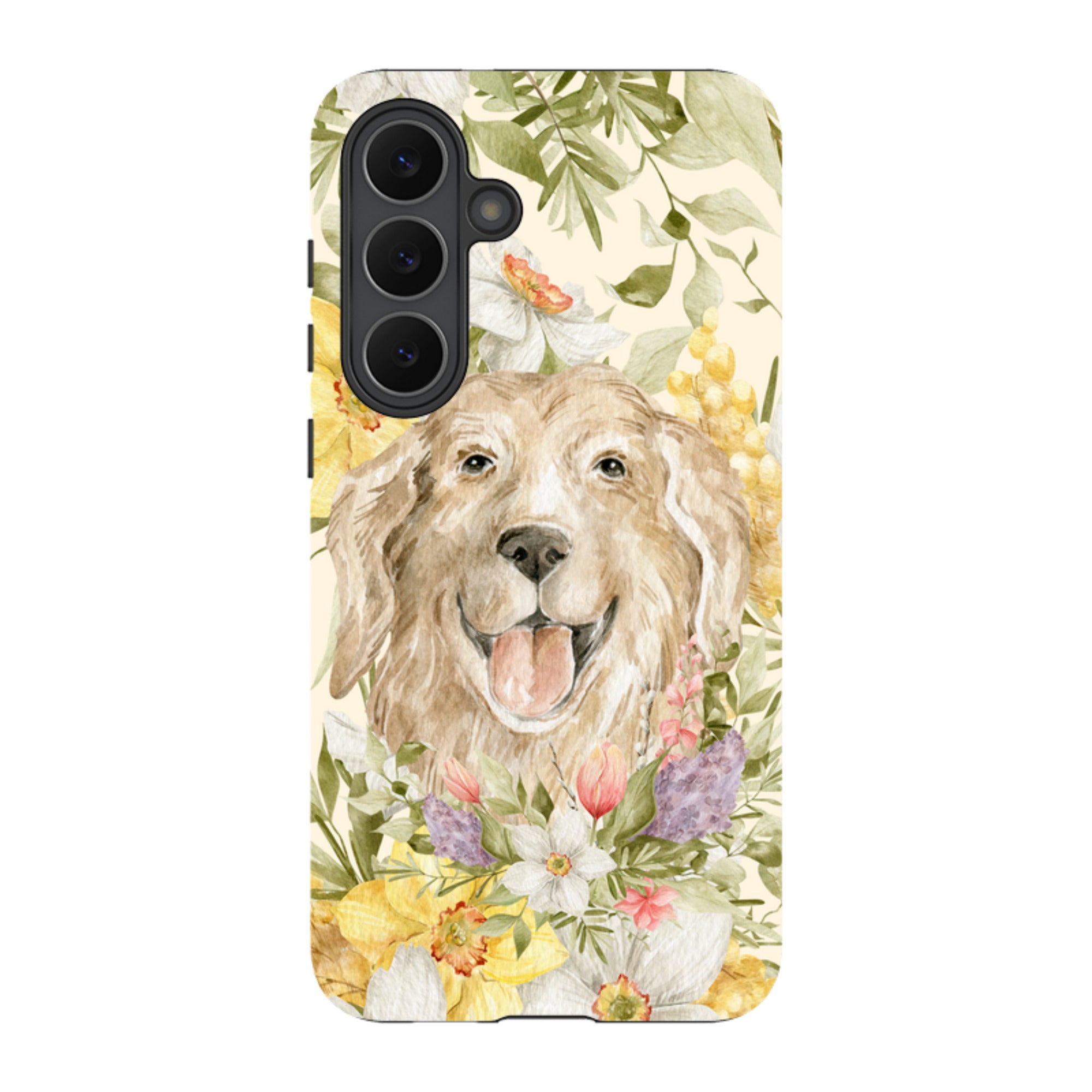 Samsung Tough Case - Floral Dog