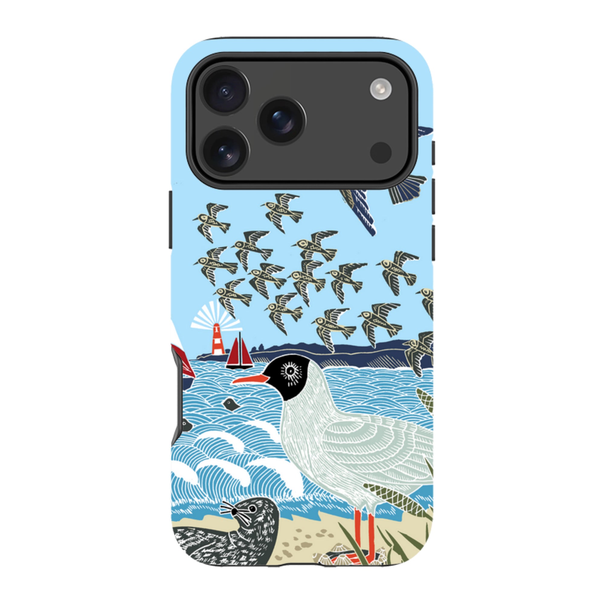 iPhone Case - Seagulls and Seals By Kate Heiss
