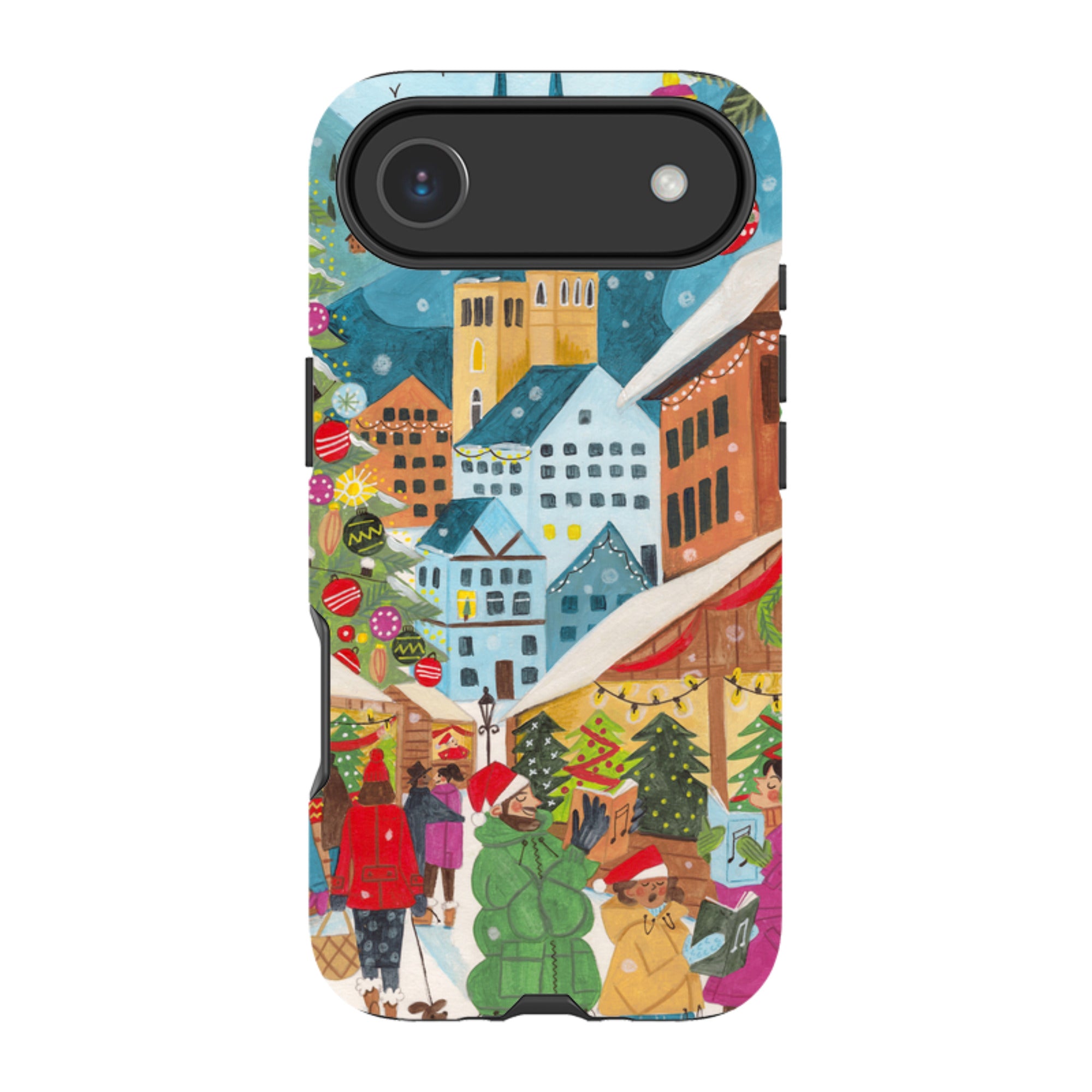 iPhone MagSafe Tough Case - Christmas Market By Caroline Bonne Muller