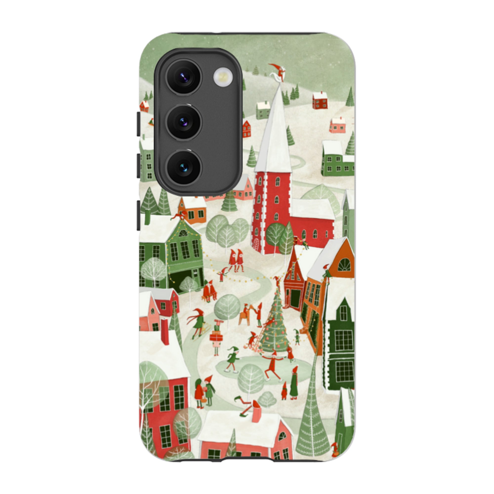 Samsung Tough Case - Christmas Town By Maja Lindberg