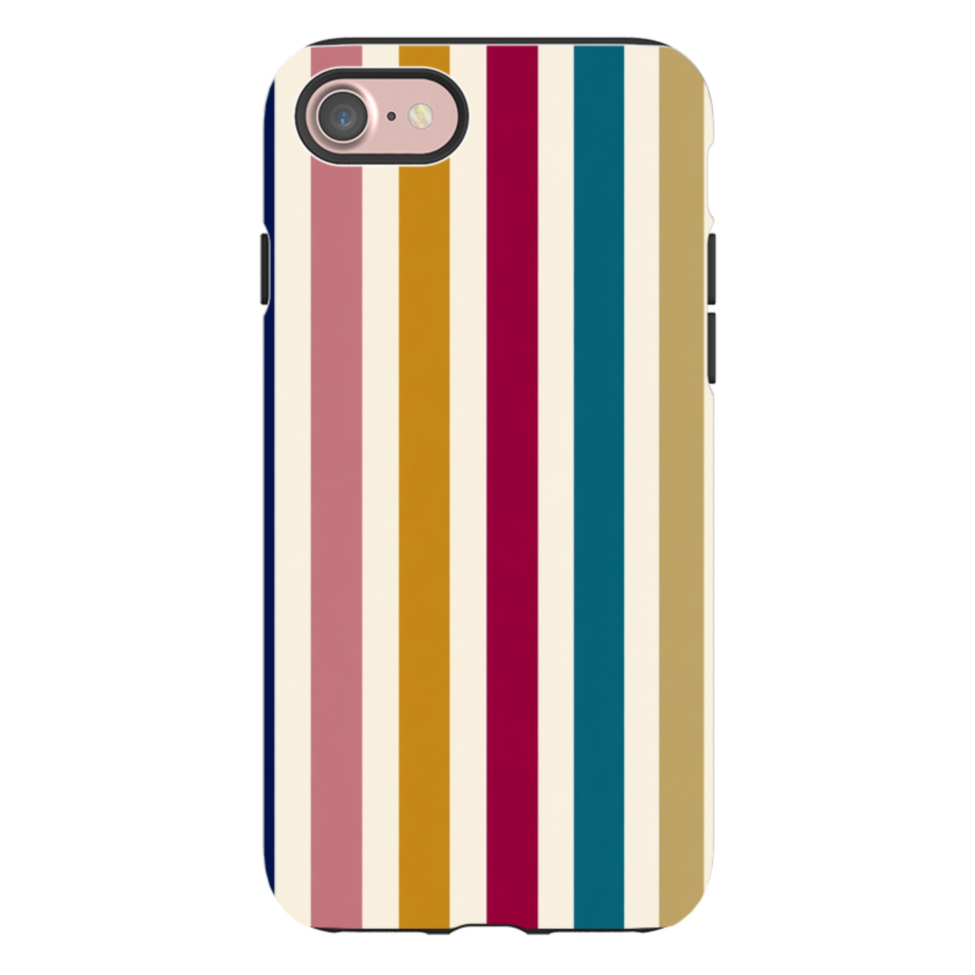 iPhone Tough Case - Mustard Gold Stripe