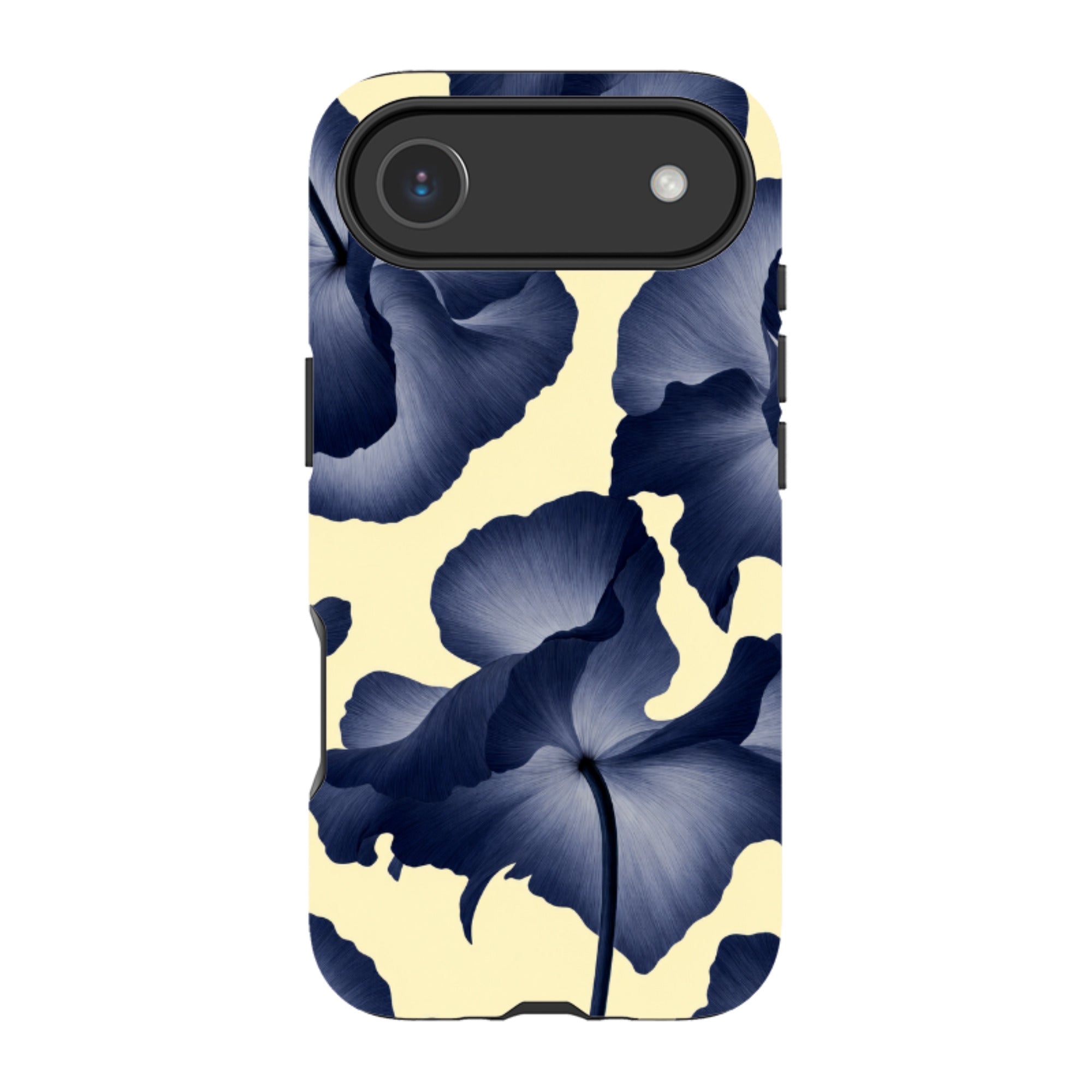 iPhone MagSafe Tough Case - Navy Blue Poppy