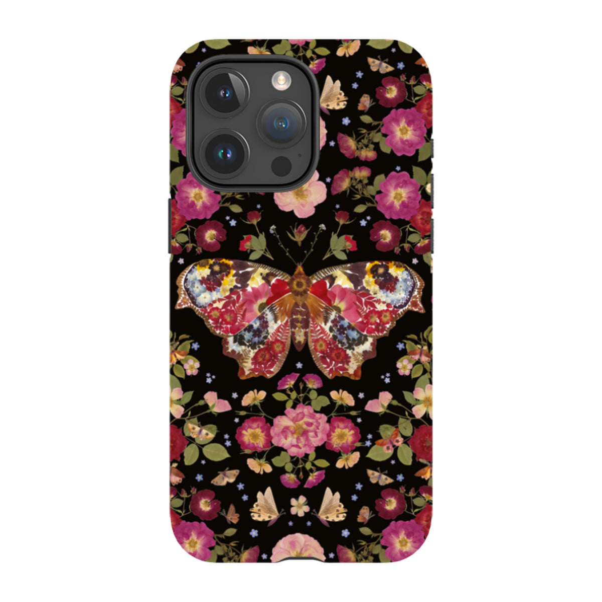 iPhone Tough Case - Midnight Butterfly By Helen Ahpornsiri