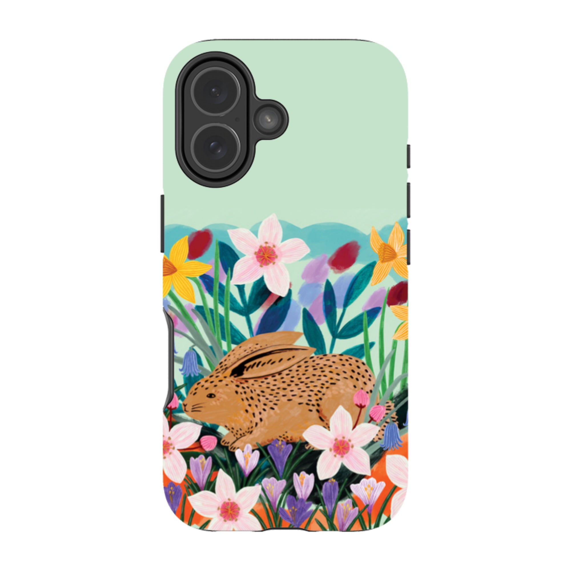 iPhone Tough Case - Spring Bunny By Lee Foster Wilson