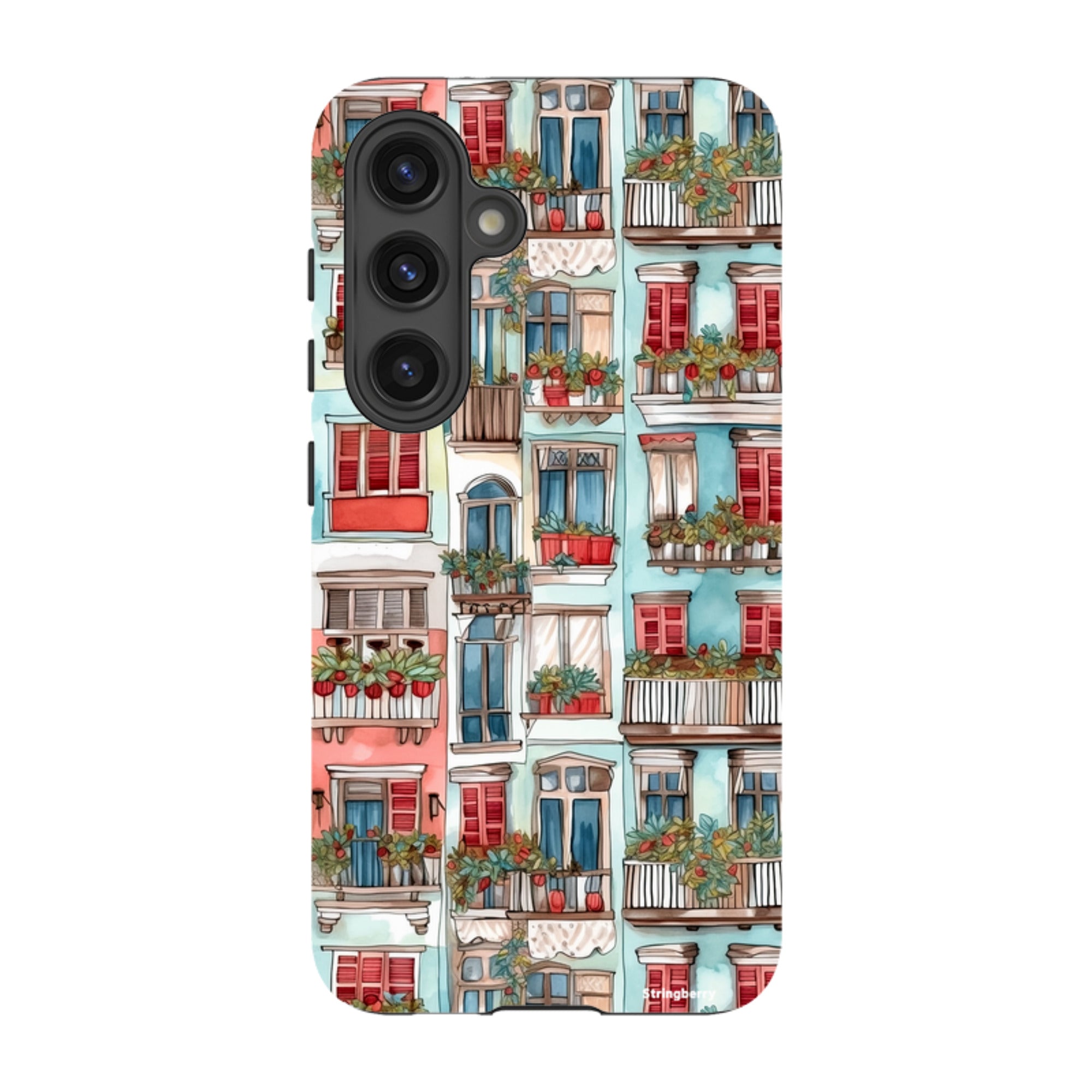 Samsung Tough Case - Floral Balcony