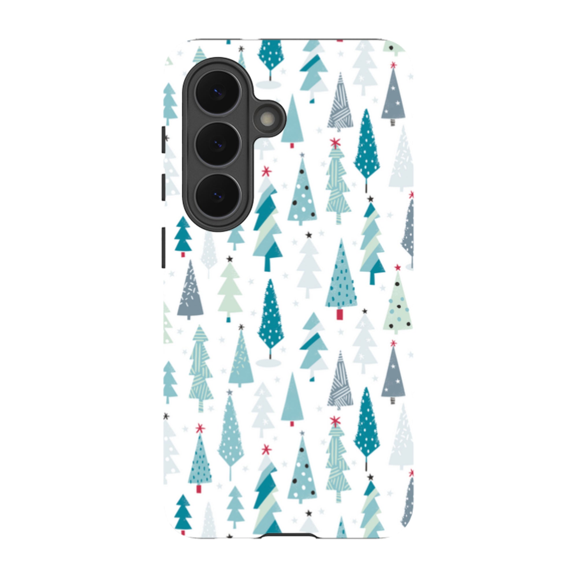 Samsung Tough Case - Little Xmas Trees By Ali Brookes