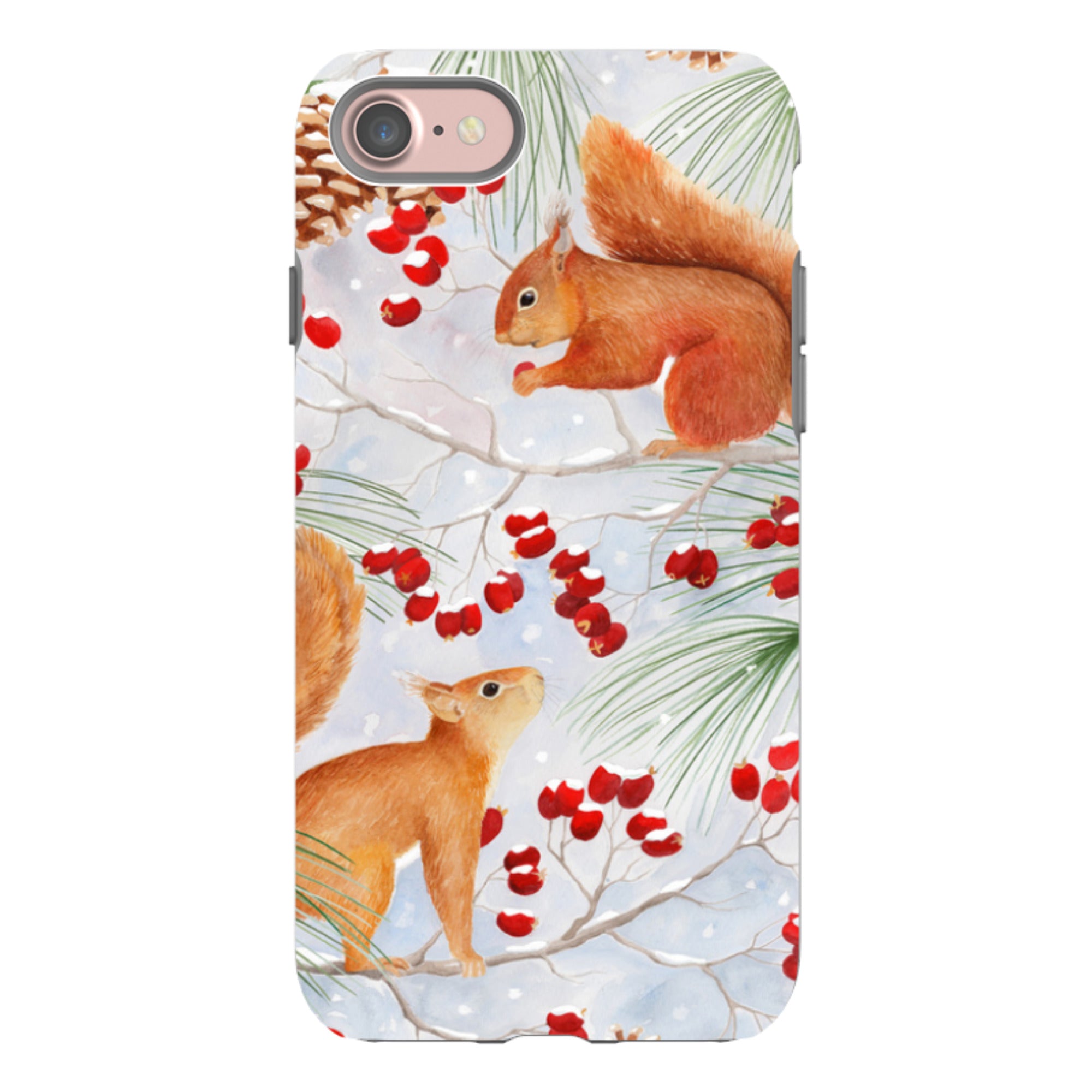 iPhone Tough Case - Red Squirrels By Bex Parkin