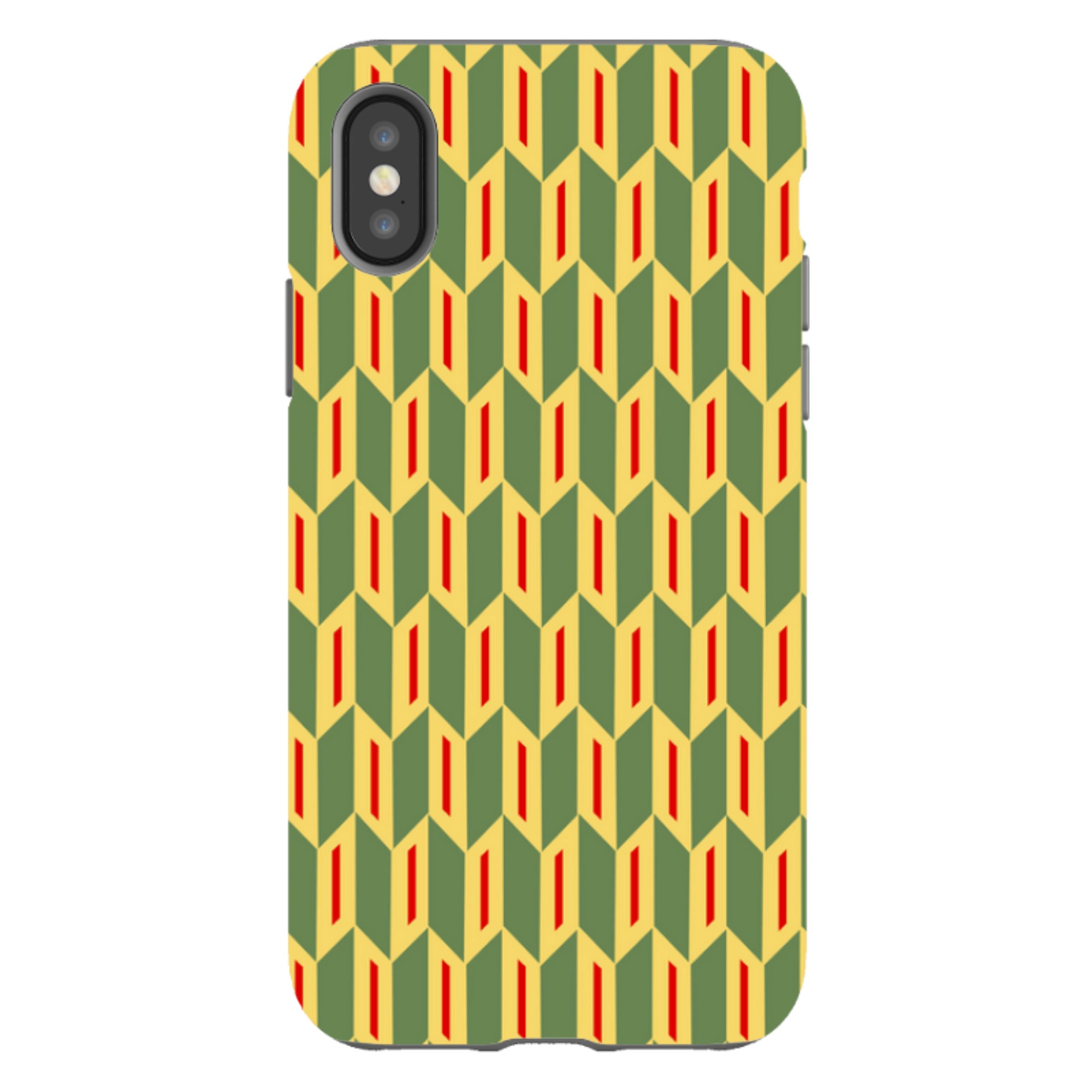 iPhone Tough Case - Chevrons By Cressida Bell