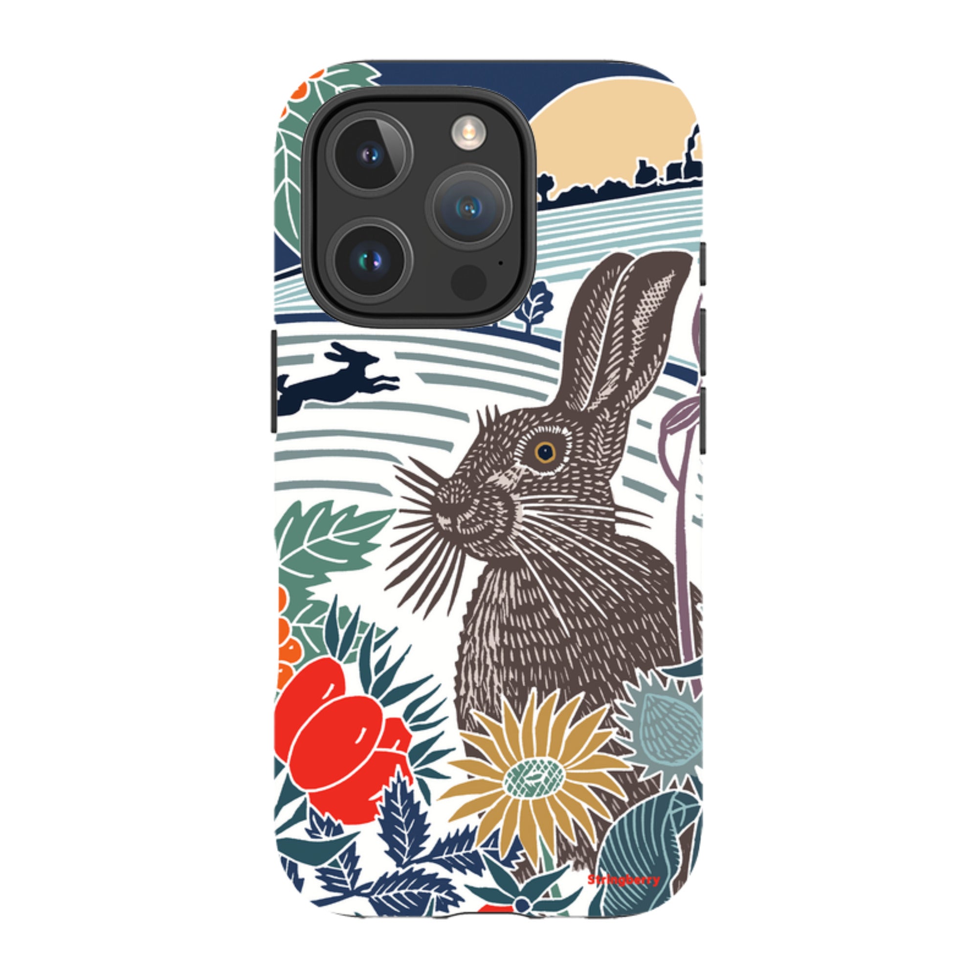 iPhone Tough Case - Winter Hare By Kate Heiss