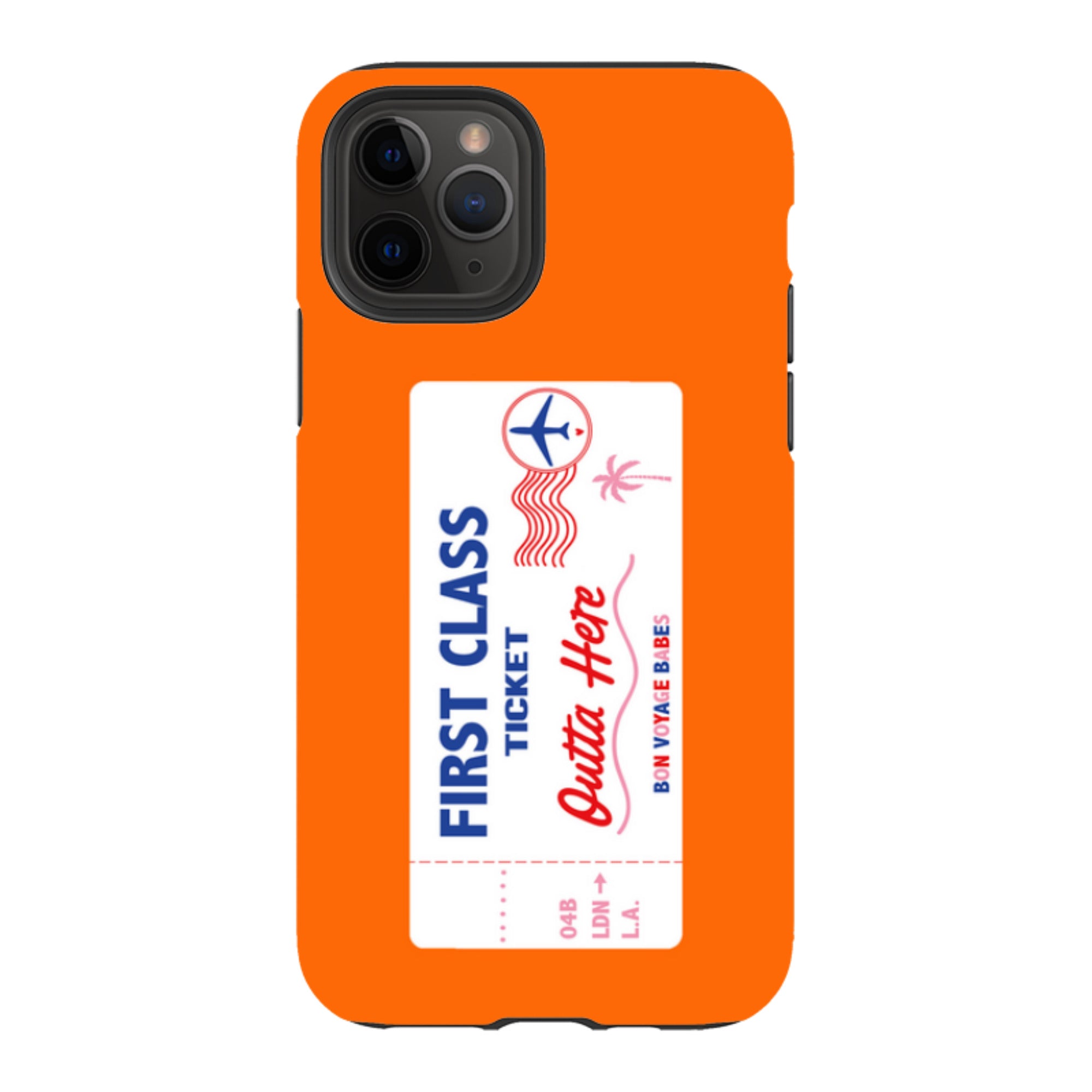 iPhone Tough Case - First Class Orange