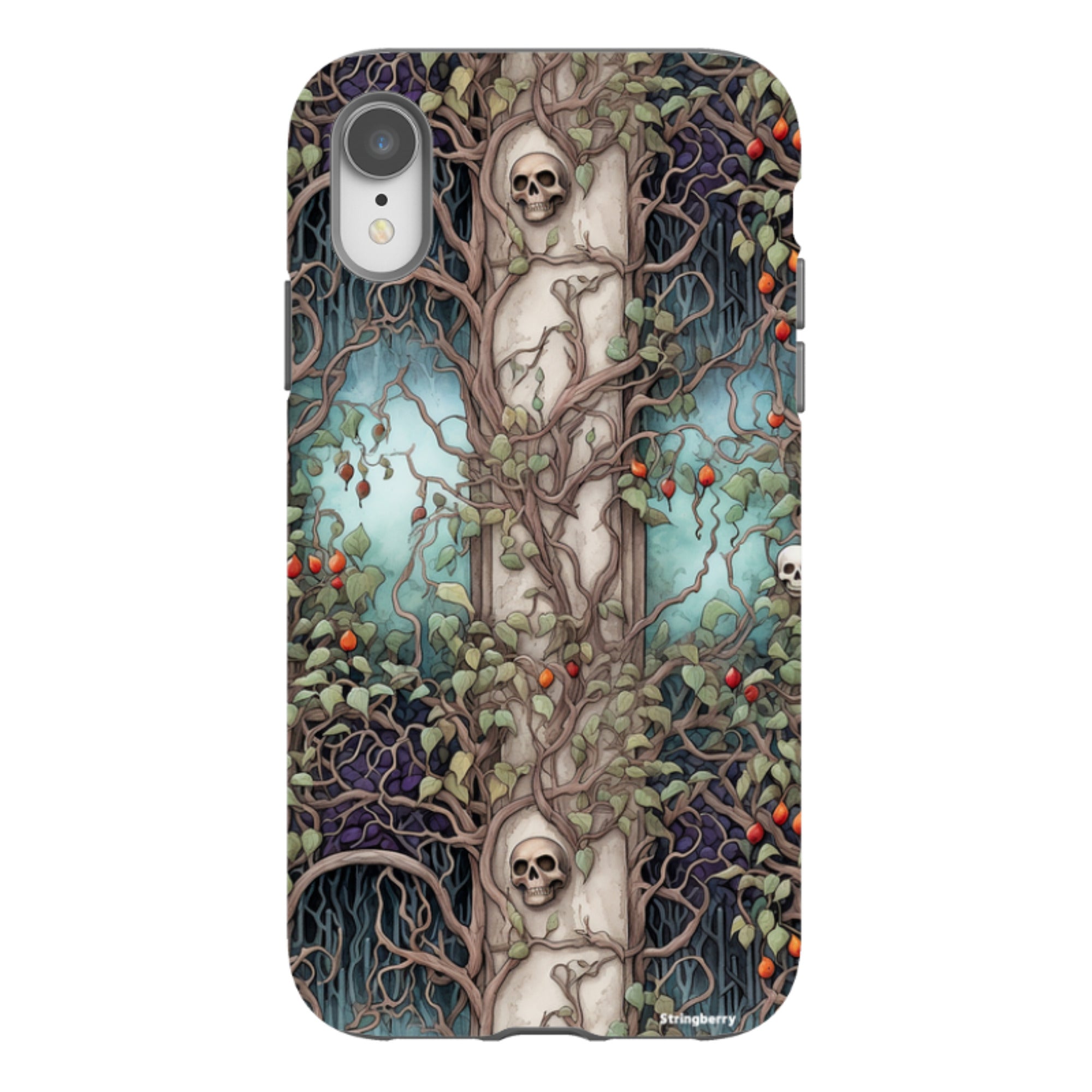 iPhone Tough Case - Skull Trees