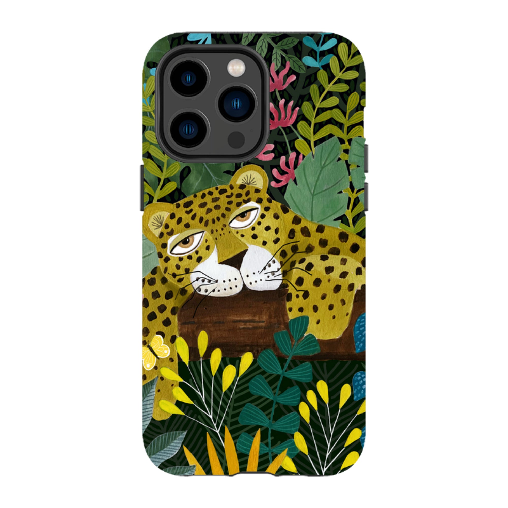 iPhone MagSafe Tough Case - Sleepy Leopard By Bex Parkin