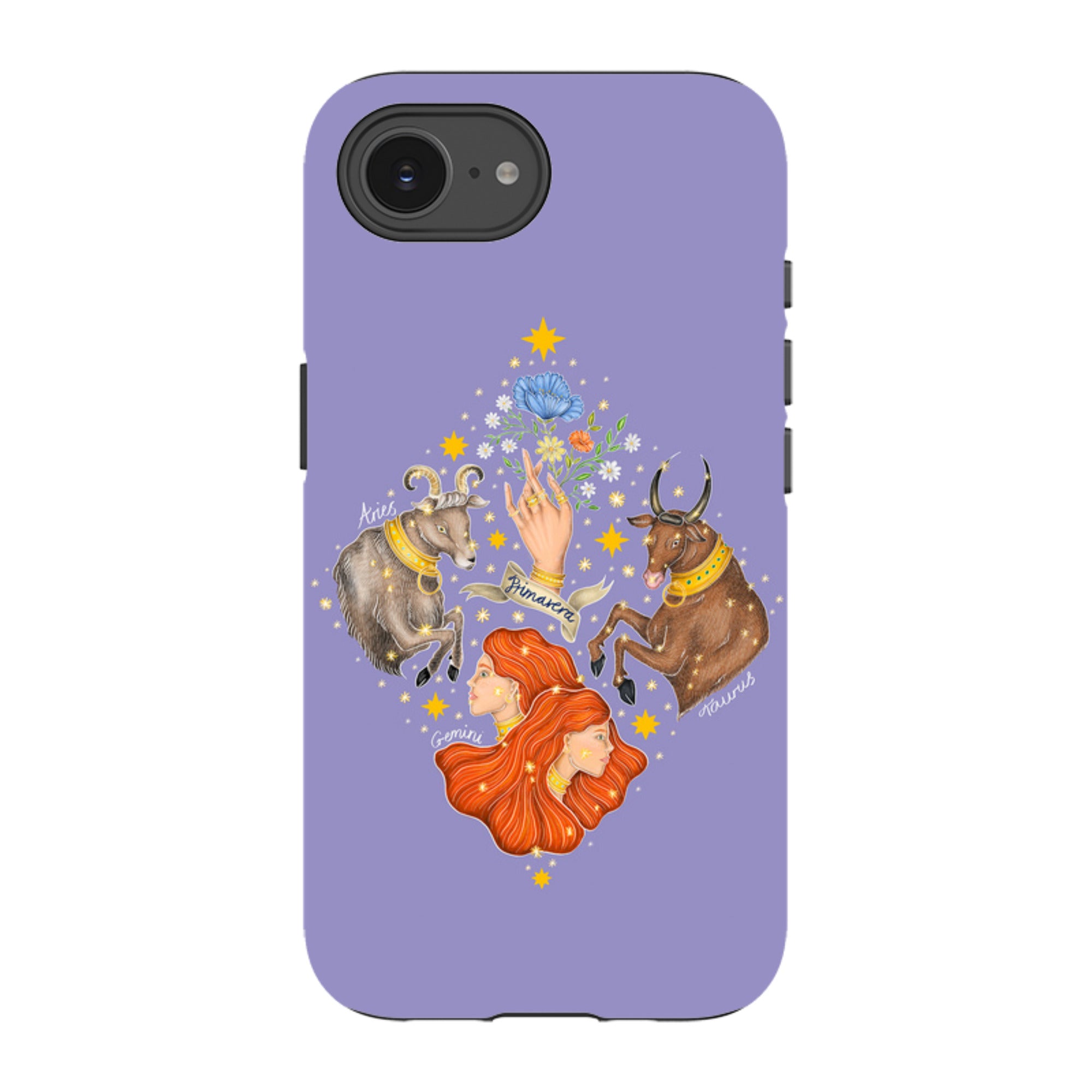 iPhone Tough Case - Spring Zodiac By Catherine Rowe