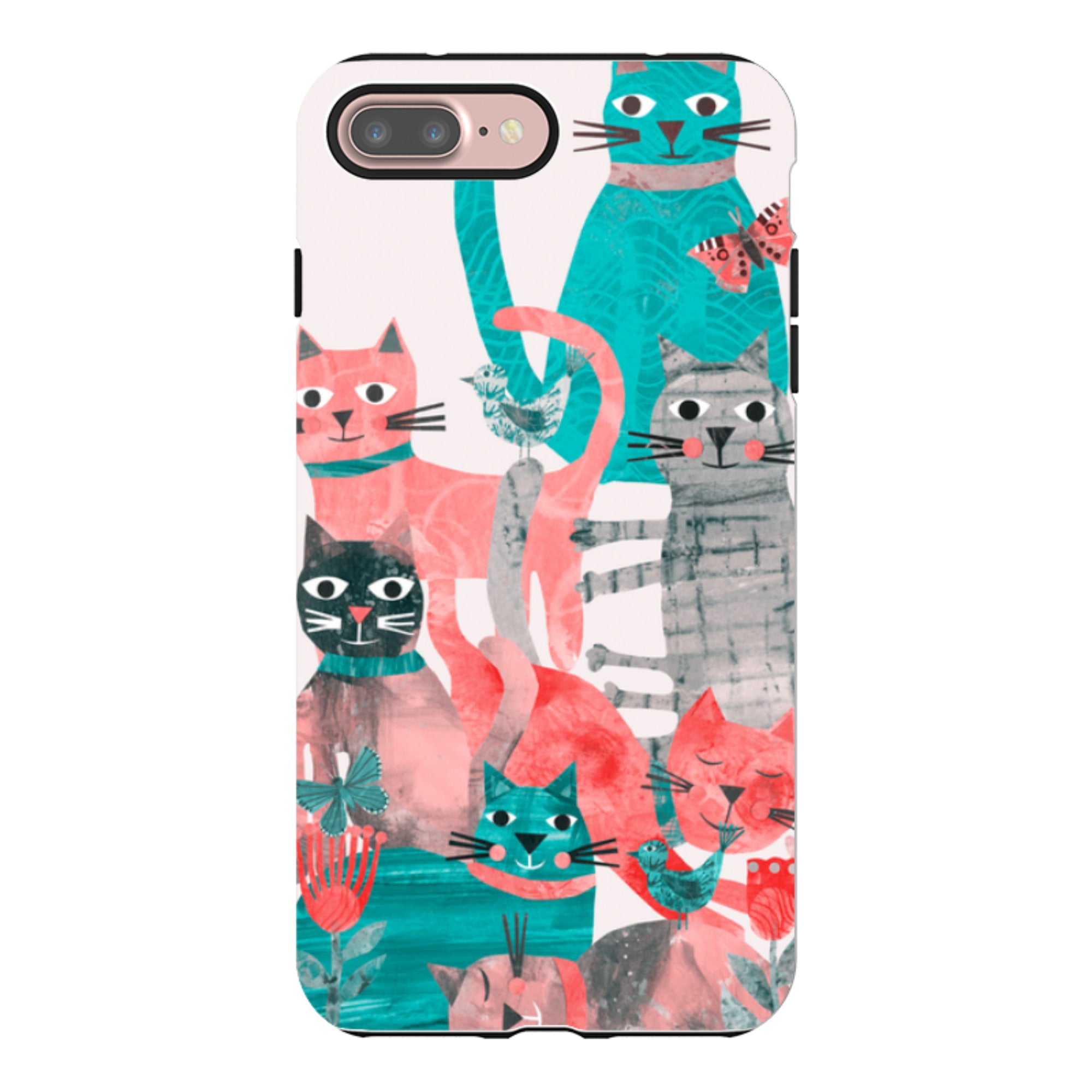 iPhone Case - Cat Party II By Tracey English