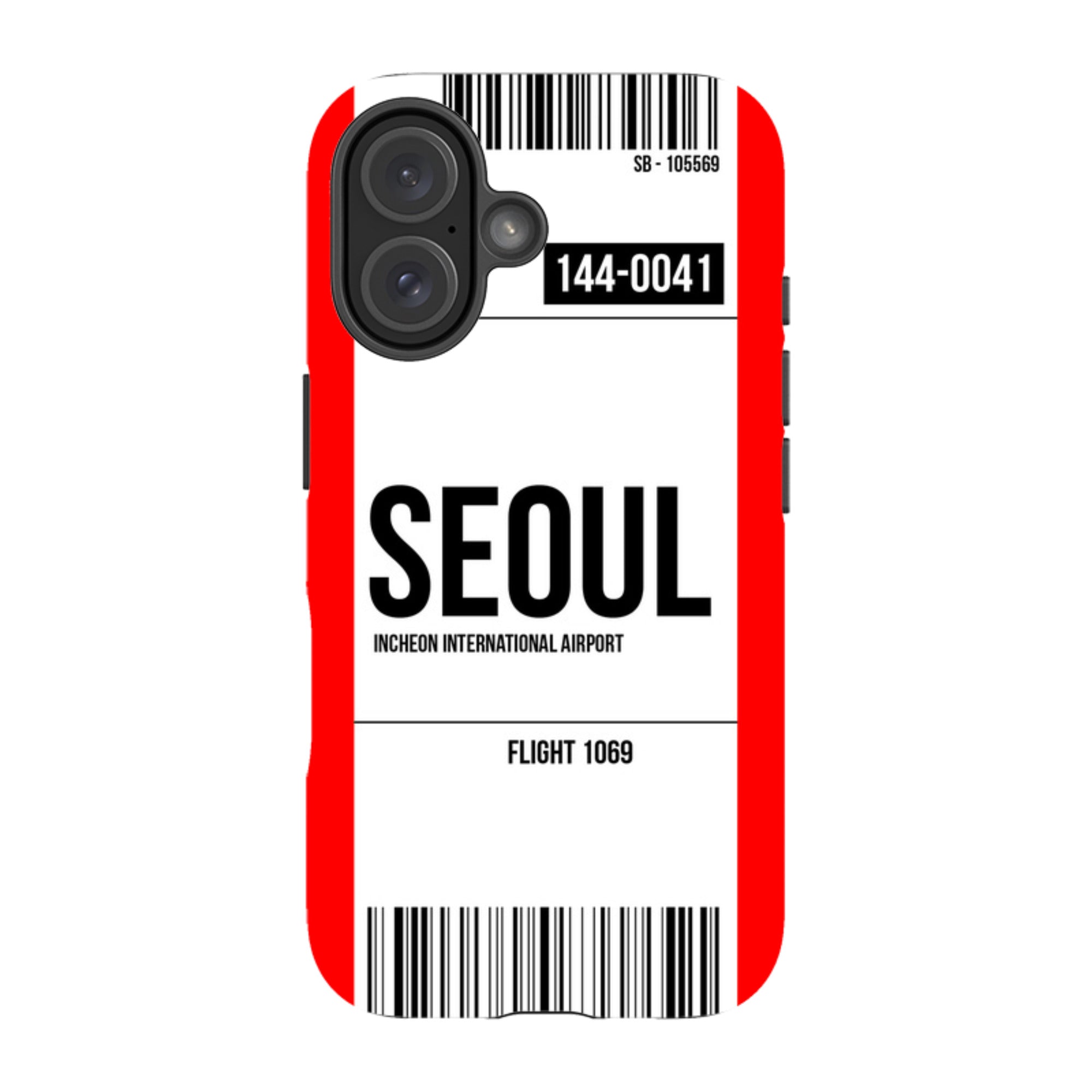 iPhone Tough Case - Seoul Red