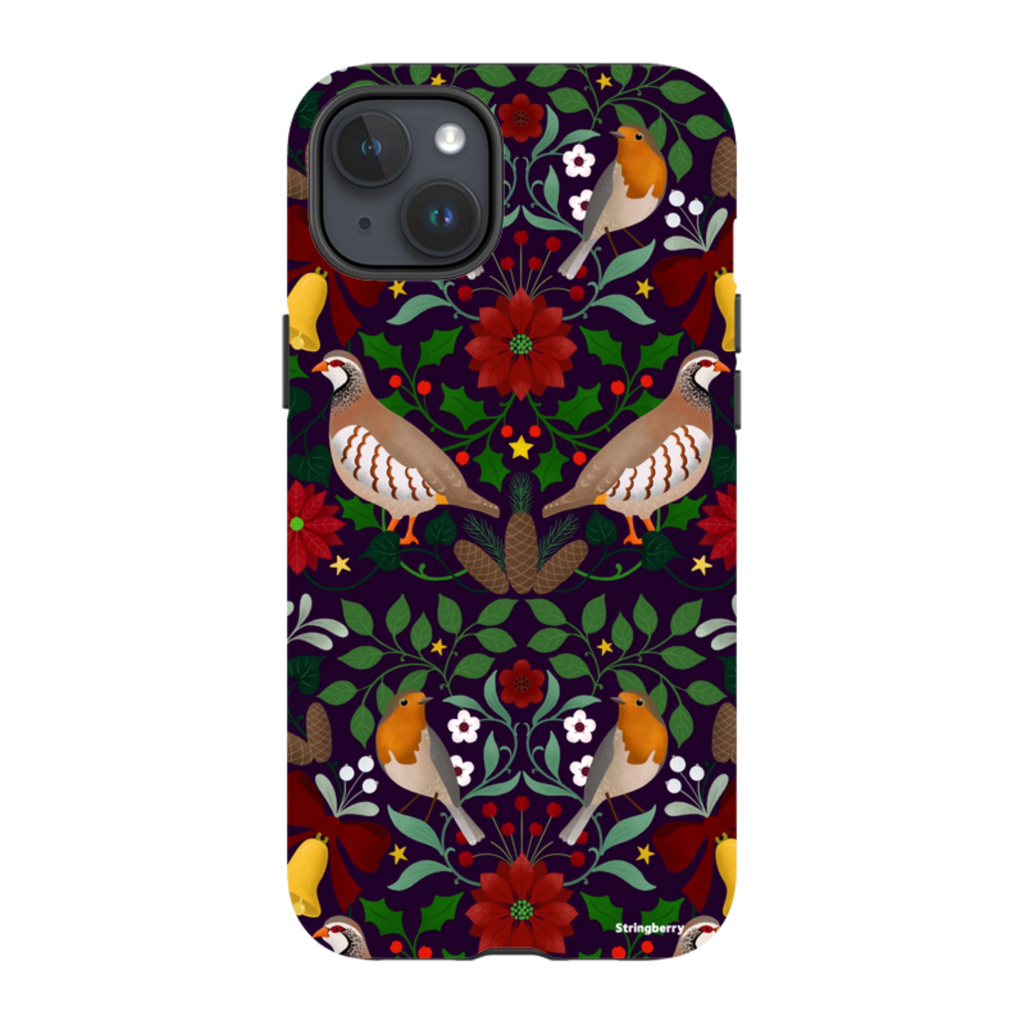 iPhone Tough Case - Xmas Pattern III By Bex Parkin