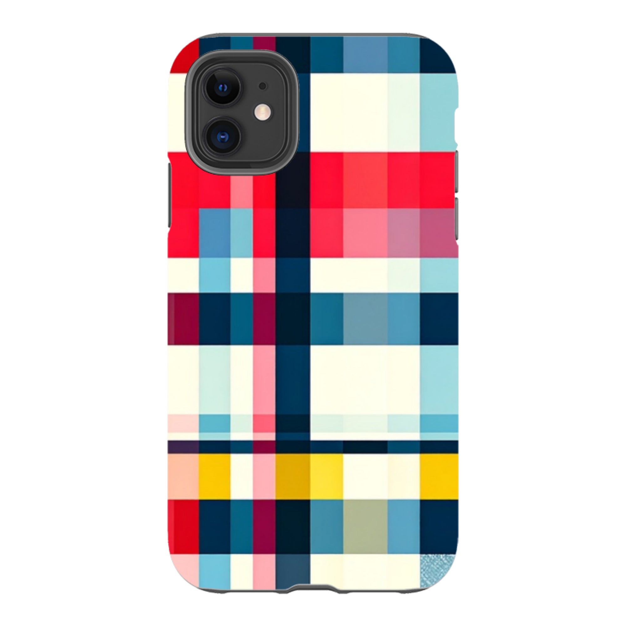 iPhone Tough Case - Cancun Gingham
