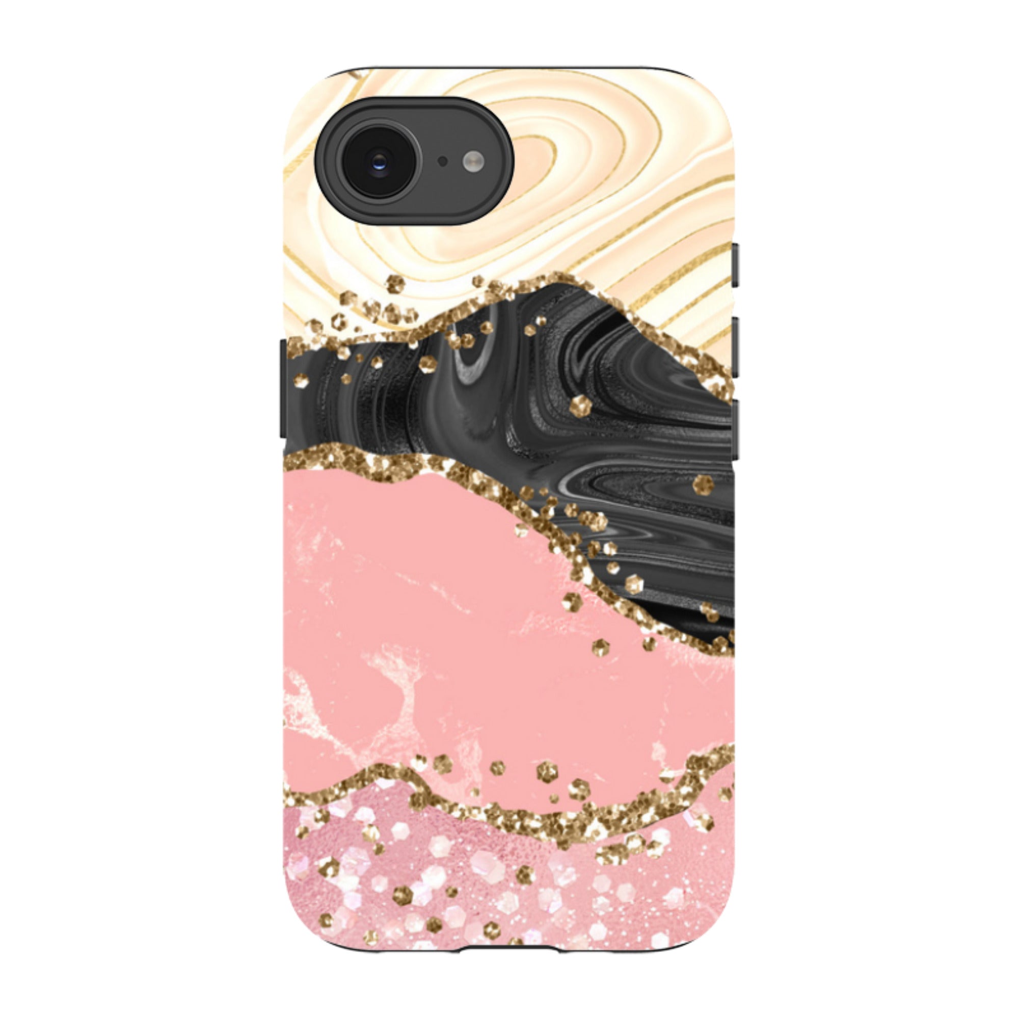 iPhone Tough Case - Blanco (case does not glitter)