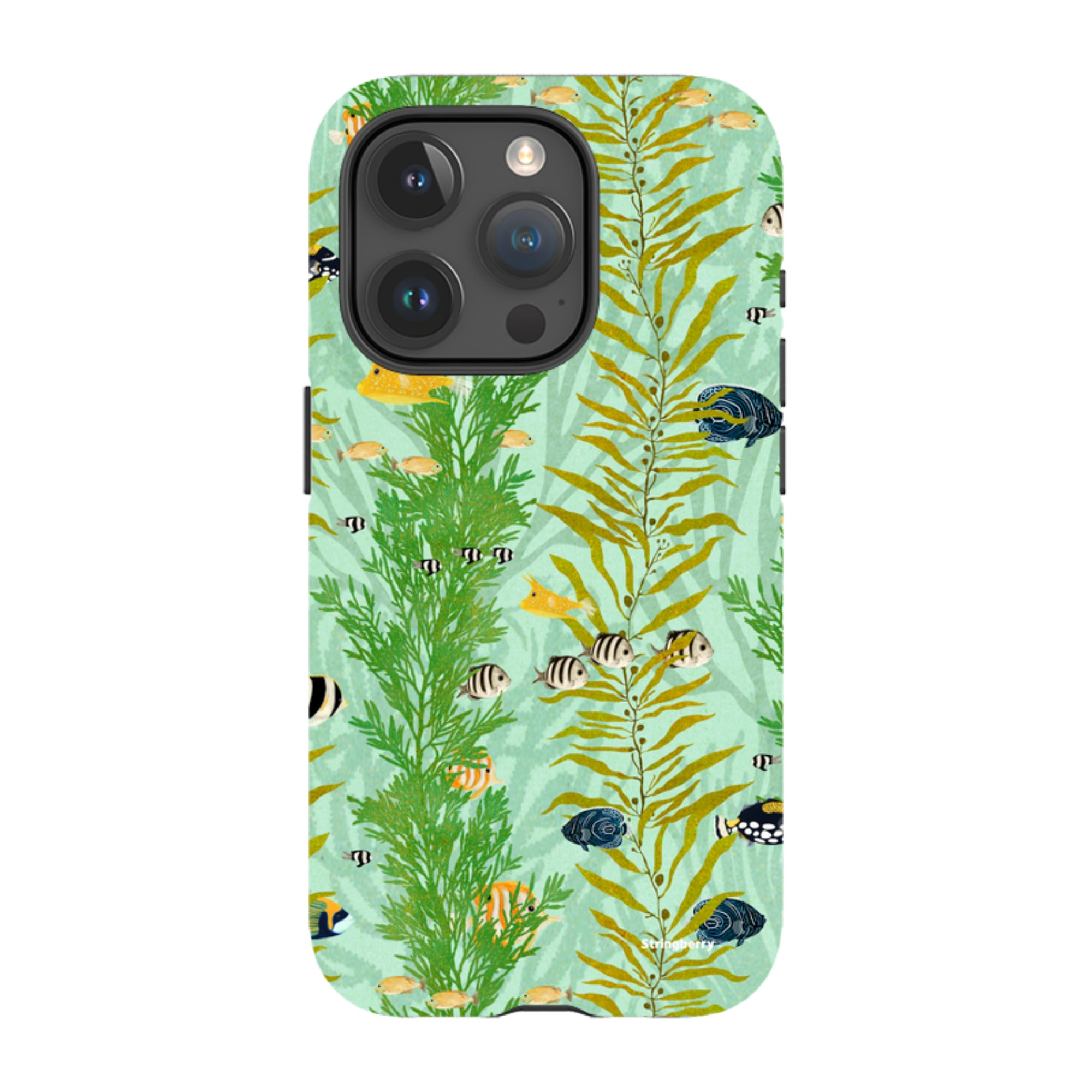 iPhone Tough Case - Reef Stripe By Katherine Quinn