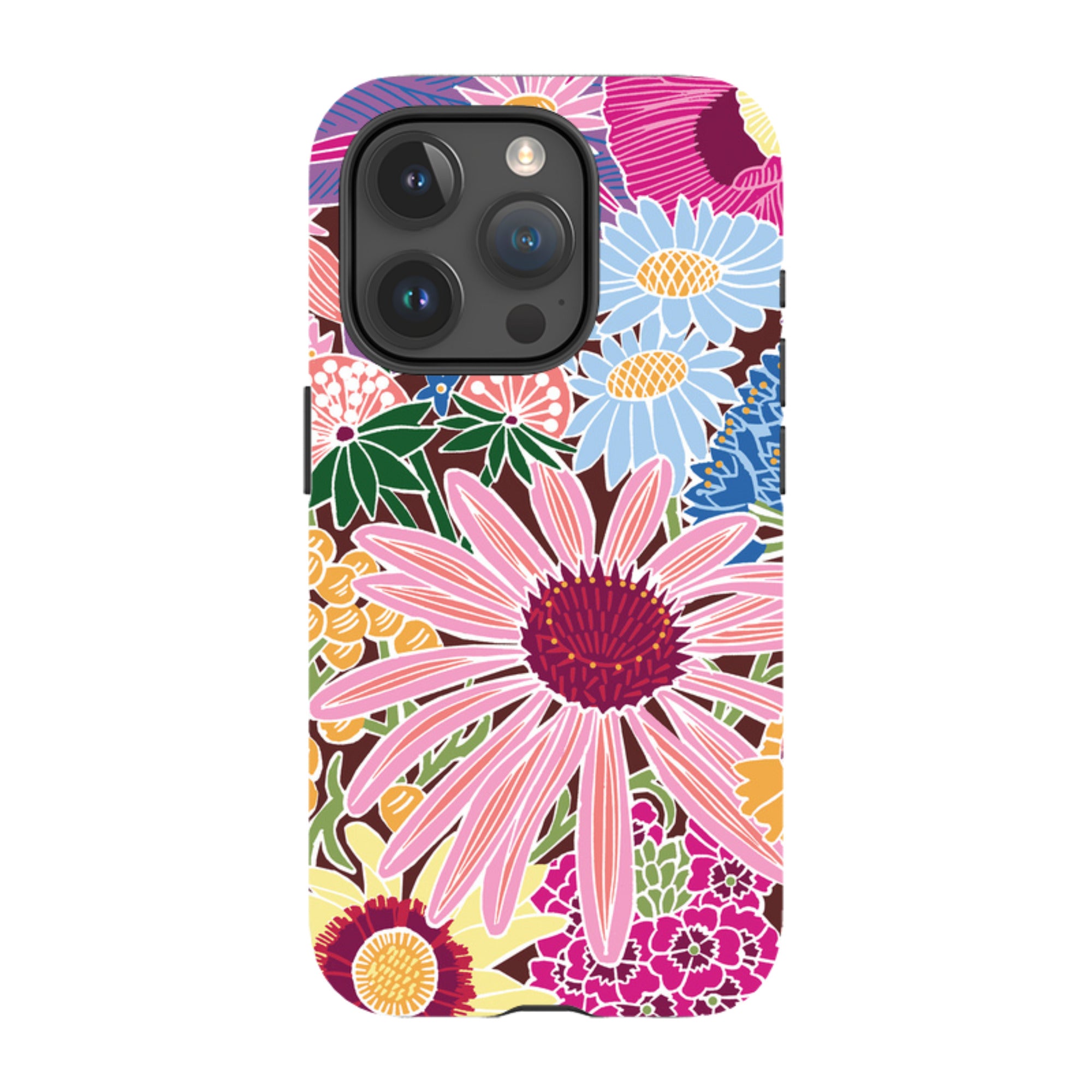 iPhone Tough Case - Jigsaw Floral 1 By Kate Heiss